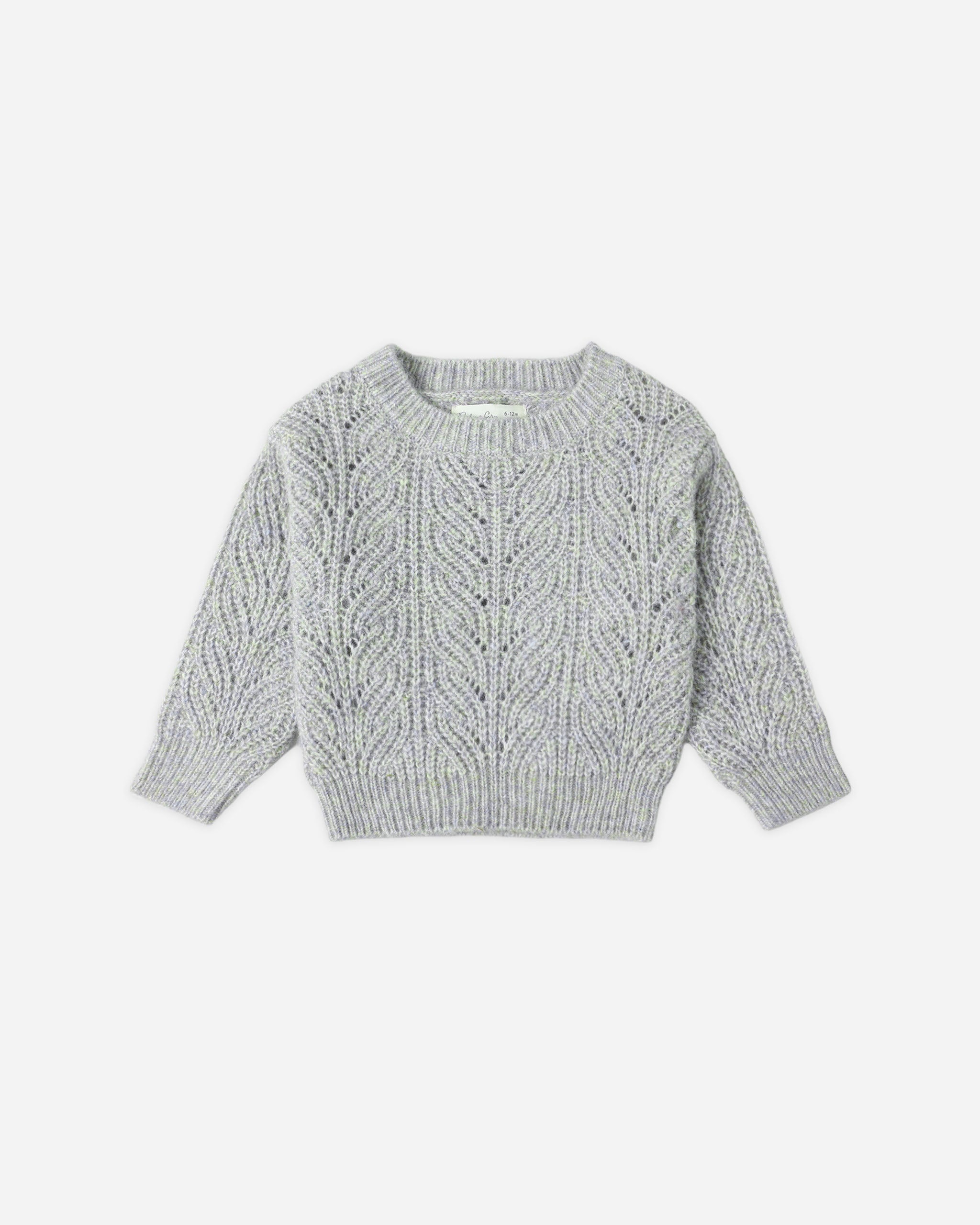 Shiloh Sweater || Dusty Blue - Rylee + Cru | Kids Clothes | Trendy Baby Clothes | Modern Infant Outfits |