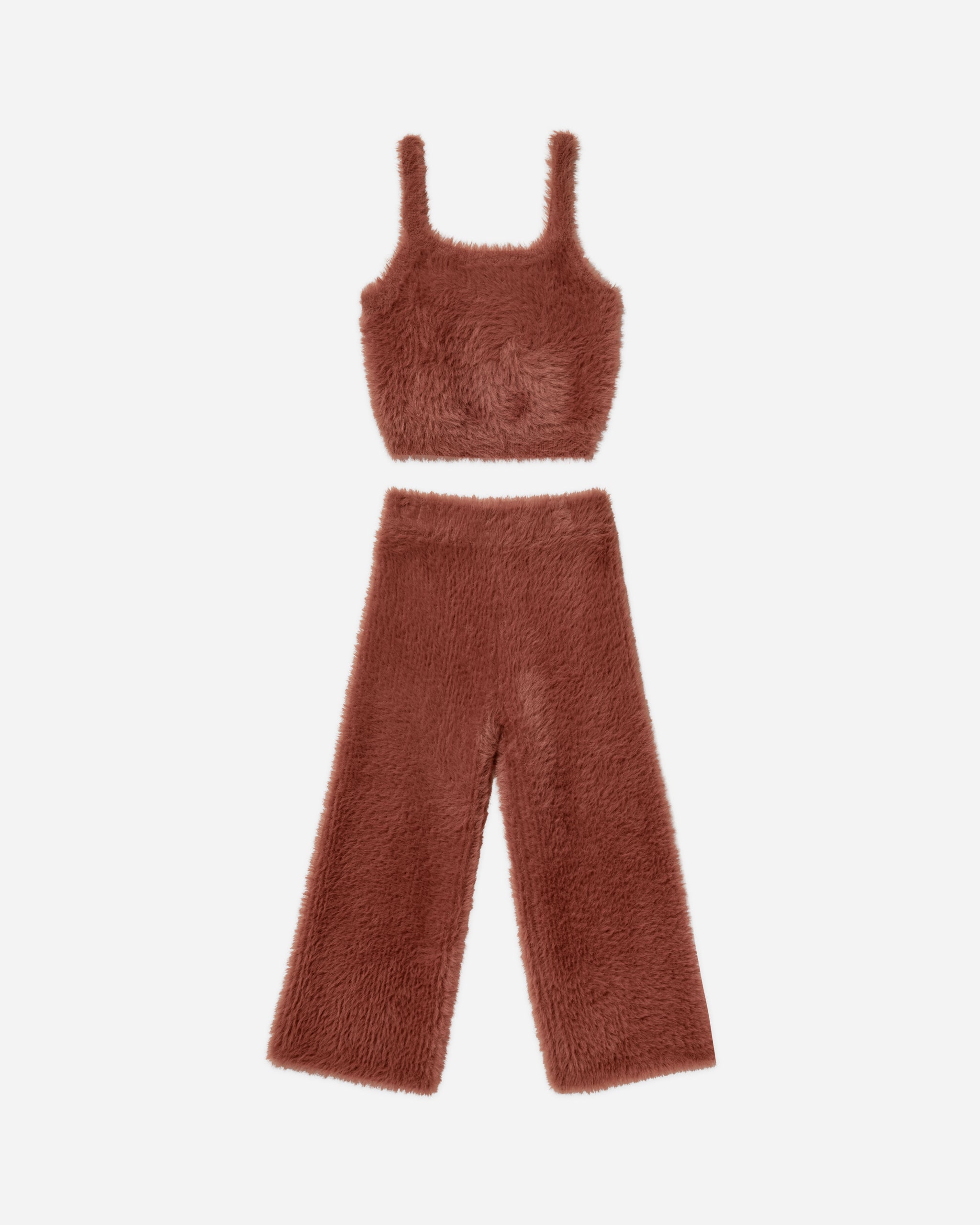 Fuzzy Knit Set || Brick – Rylee + Cru