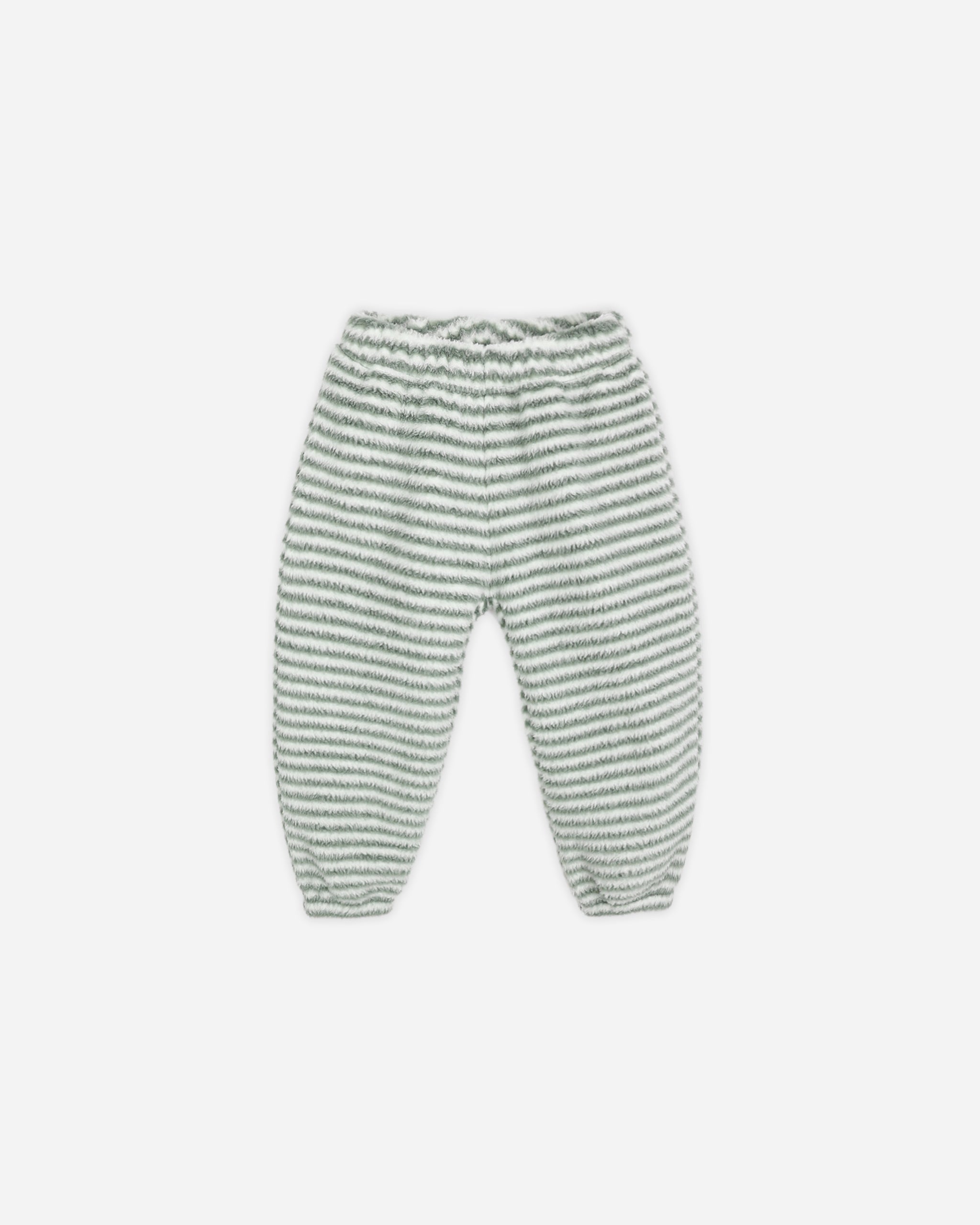 Relaxed Sweatpant || Evergreen Stripe - Rylee + Cru | Kids Clothes | Trendy Baby Clothes | Modern Infant Outfits |