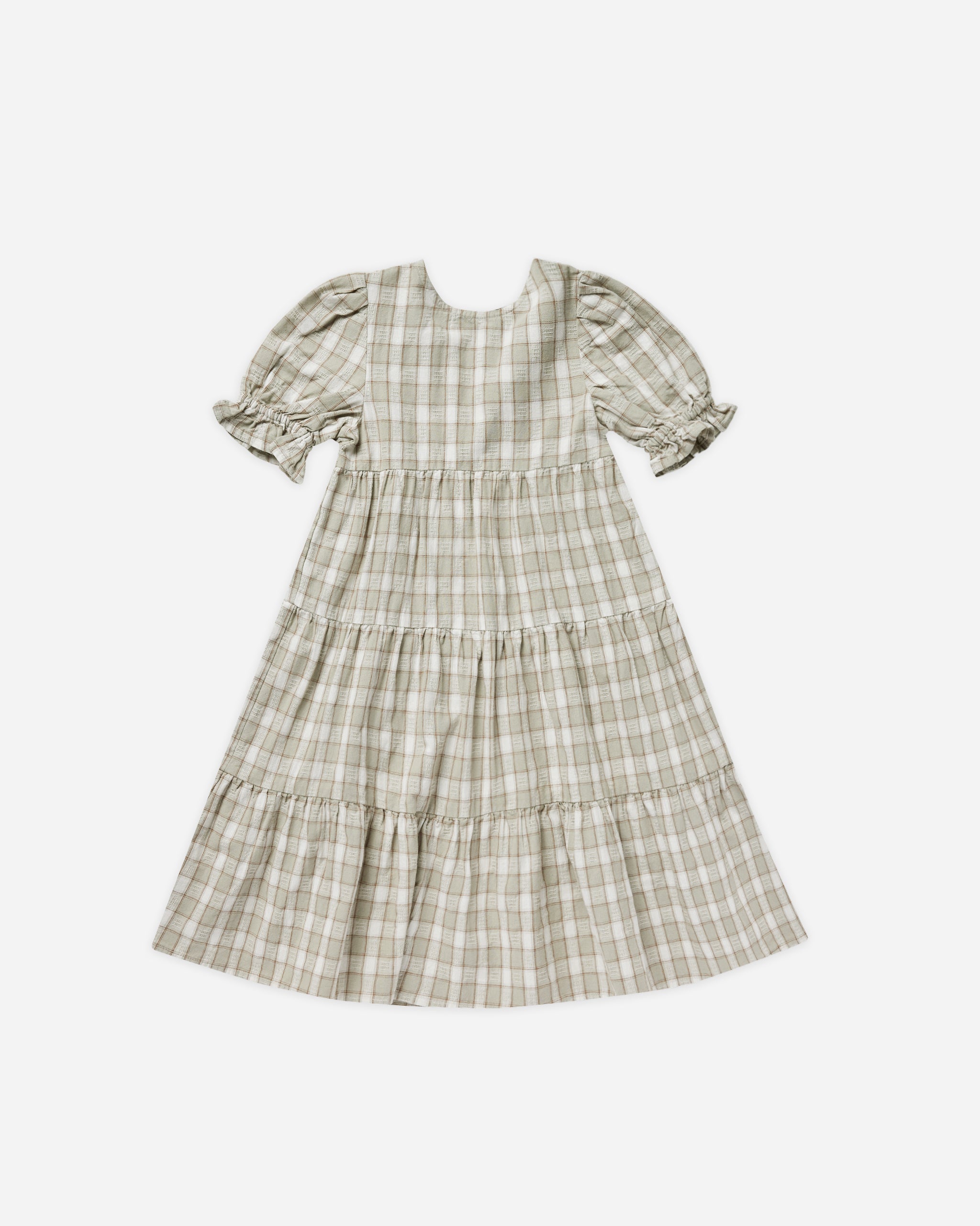 Frannie Dress || Pewter Plaid - Rylee + Cru | Kids Clothes | Trendy Baby Clothes | Modern Infant Outfits |