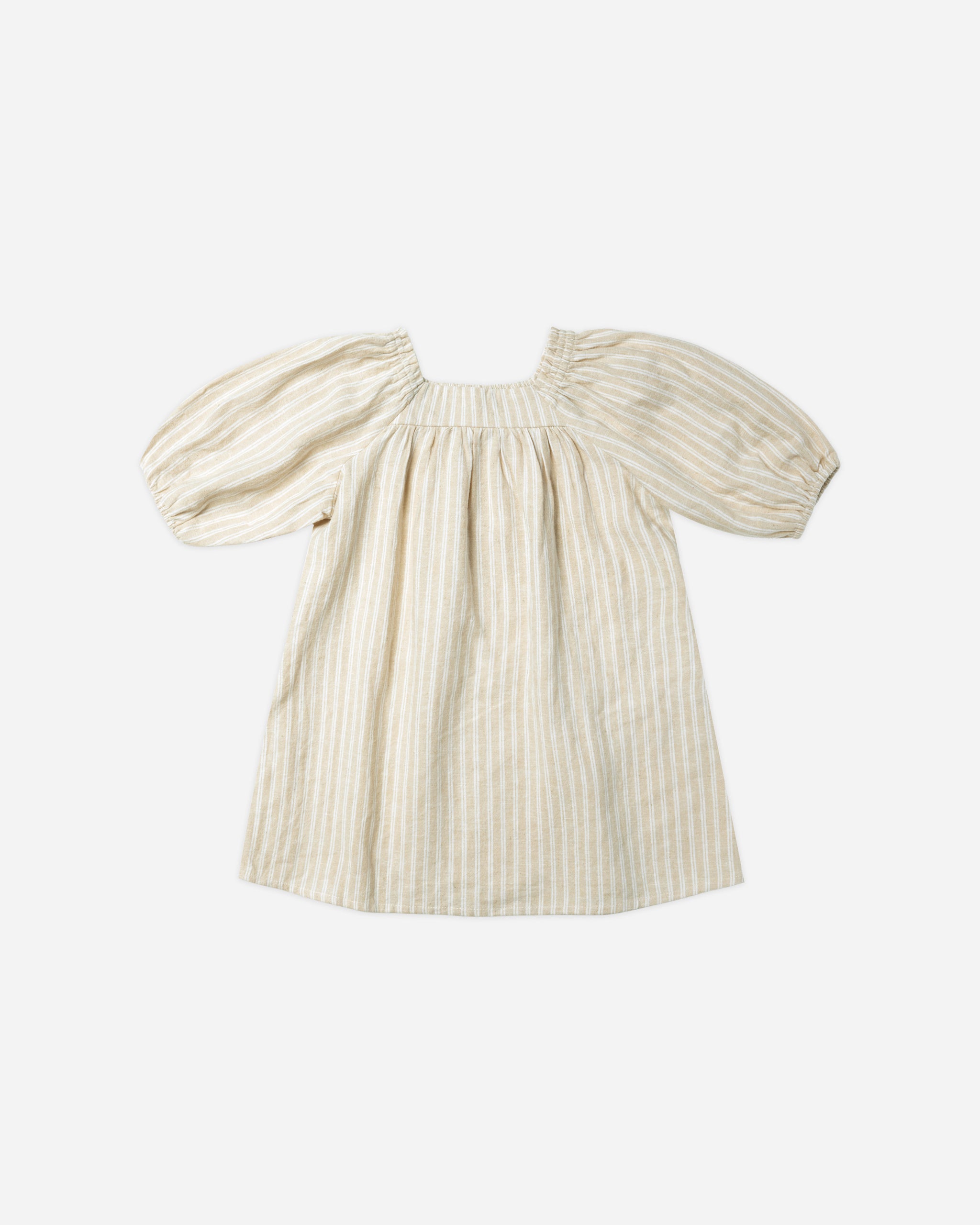 Talee Dress || Champagne Stripe - Rylee + Cru | Kids Clothes | Trendy Baby Clothes | Modern Infant Outfits |