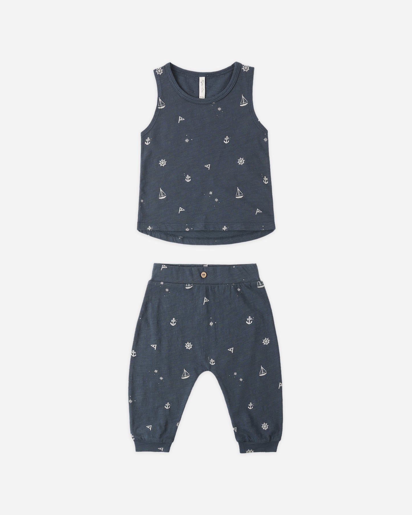 Tank + Slouch Pant Set Maritime - Rylee + Cru | Kids Clothes | Trendy Baby Clothes | Modern Infant Outfits |