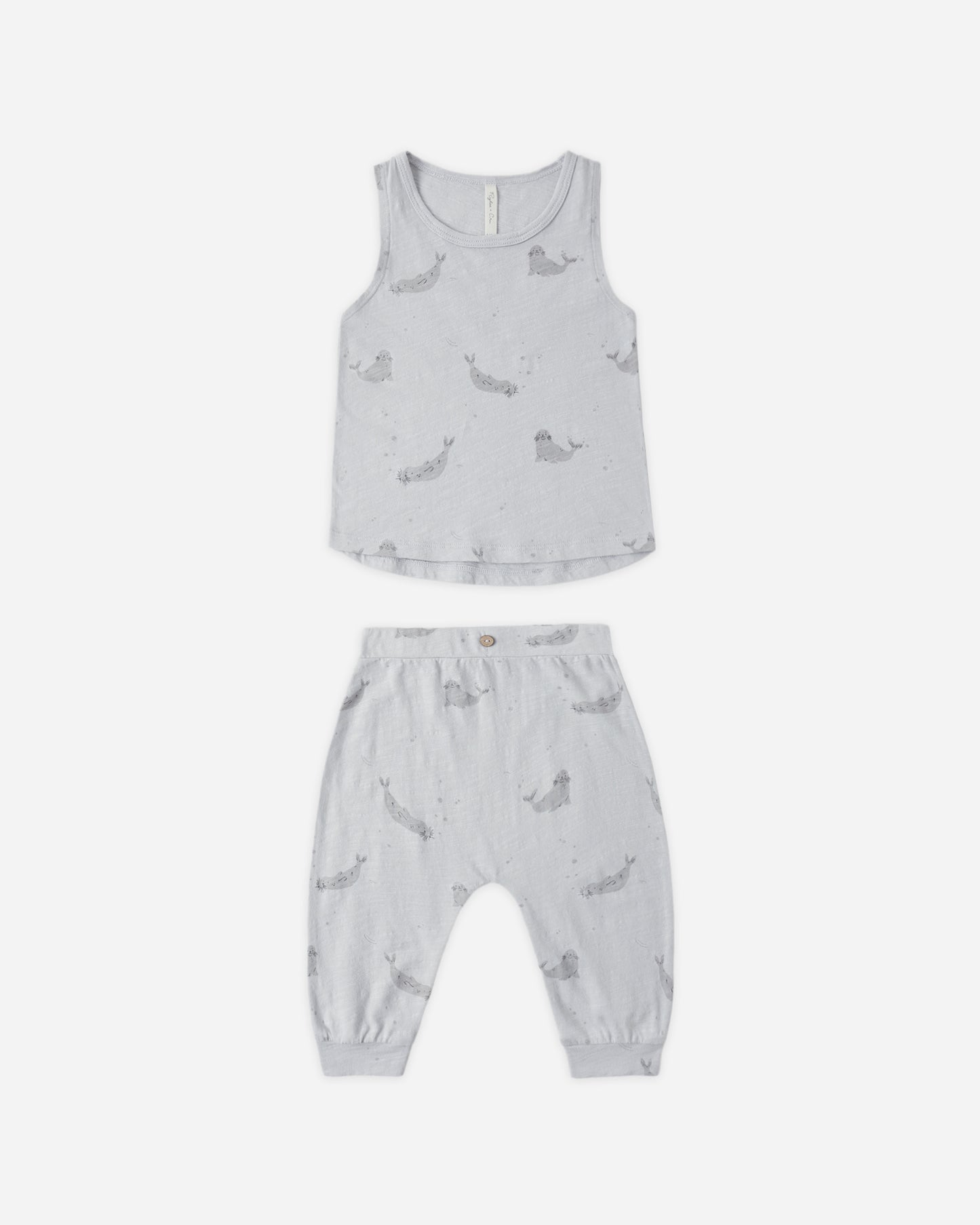 Tank + Slouch Pant Set Seals - Rylee + Cru | Kids Clothes | Trendy Baby Clothes | Modern Infant Outfits |