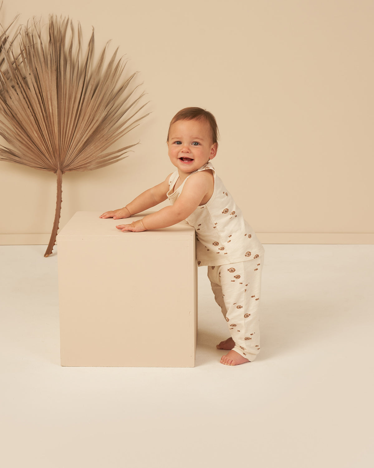 Rylee + Cru Tank + Slouch Pant Set - Aquatic