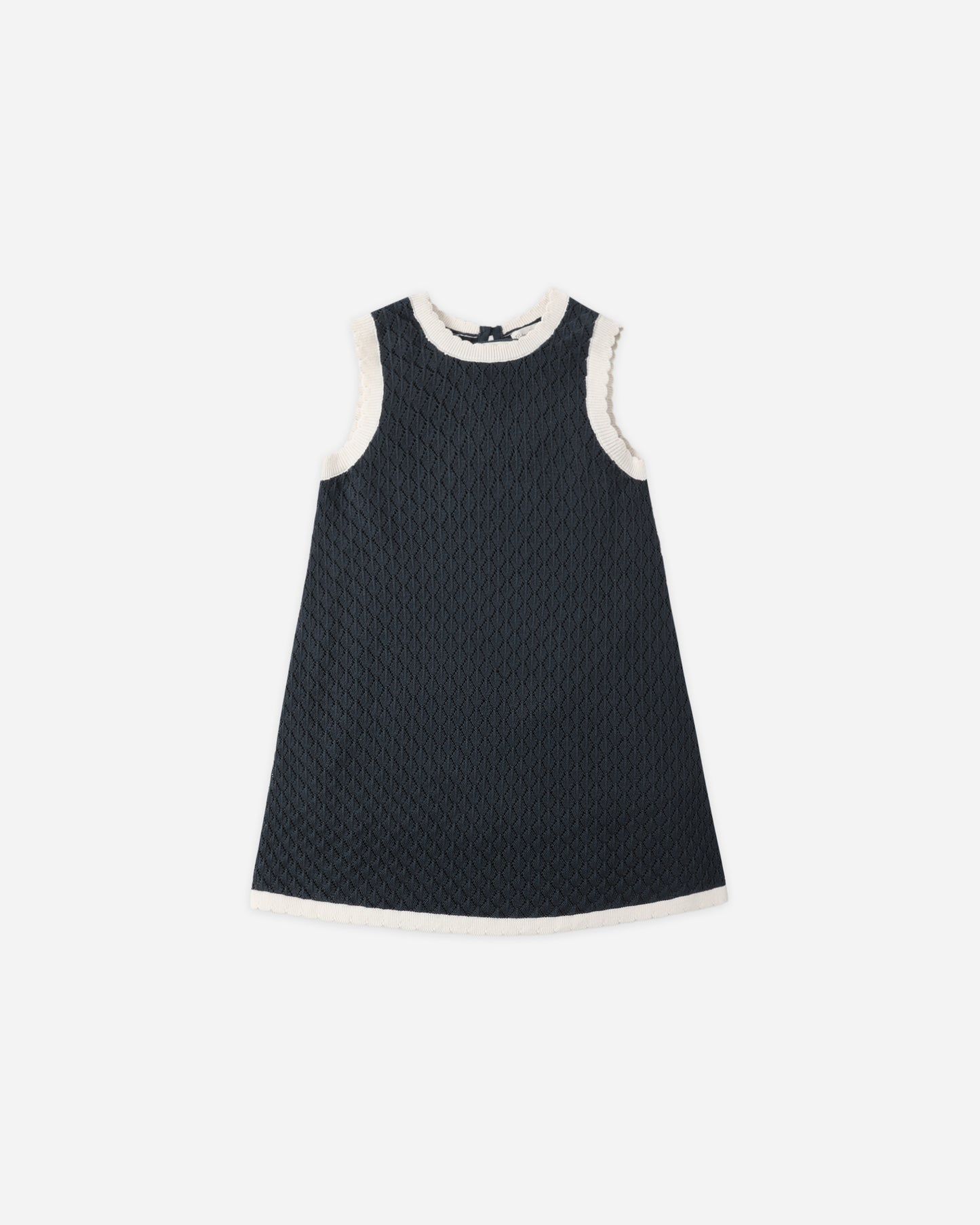 Crochet Tank Mini Dress Navy - Rylee + Cru | Kids Clothes | Trendy Baby Clothes | Modern Infant Outfits |