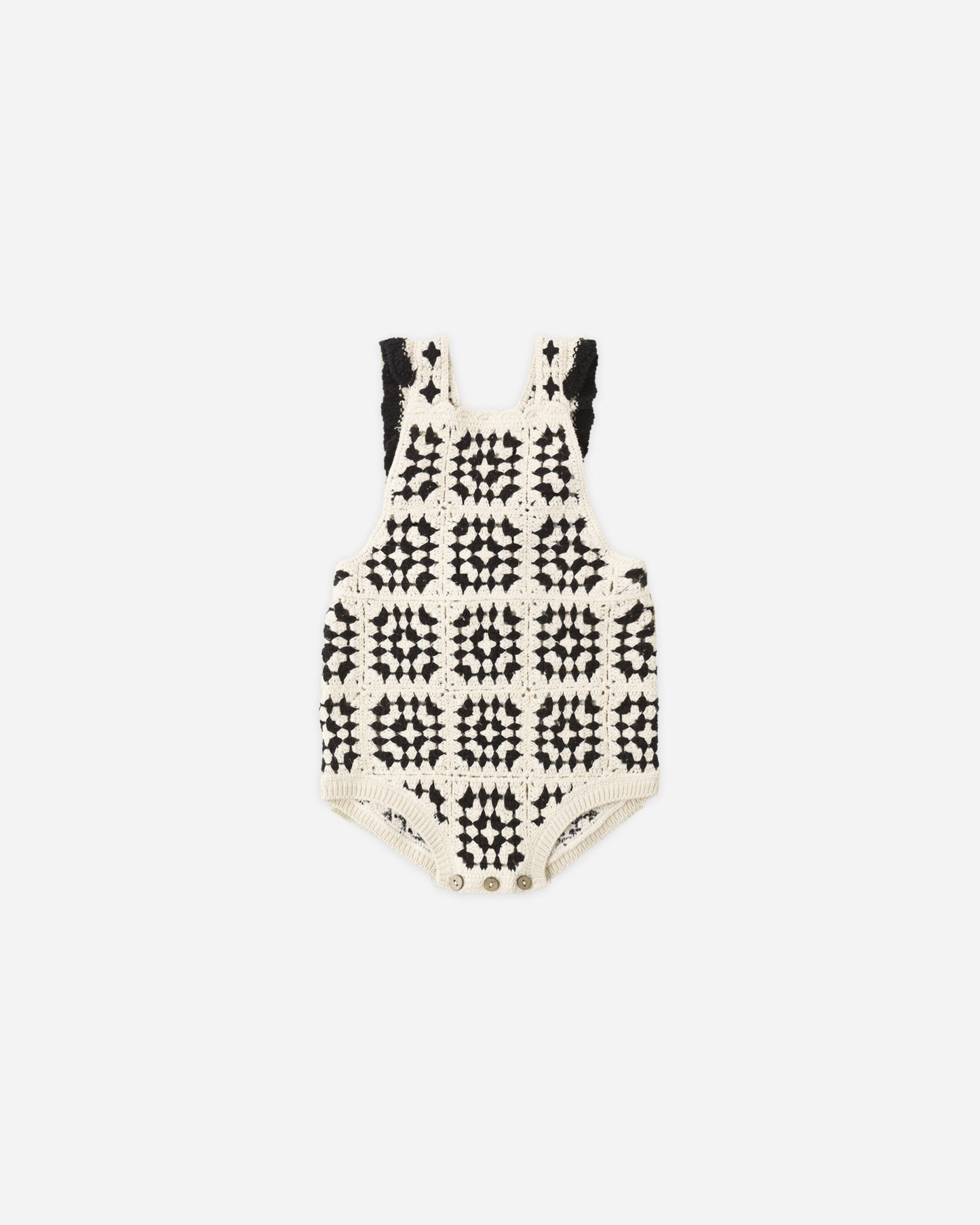 Crochet Romper Abstract - Rylee + Cru | Kids Clothes | Trendy Baby Clothes | Modern Infant Outfits |