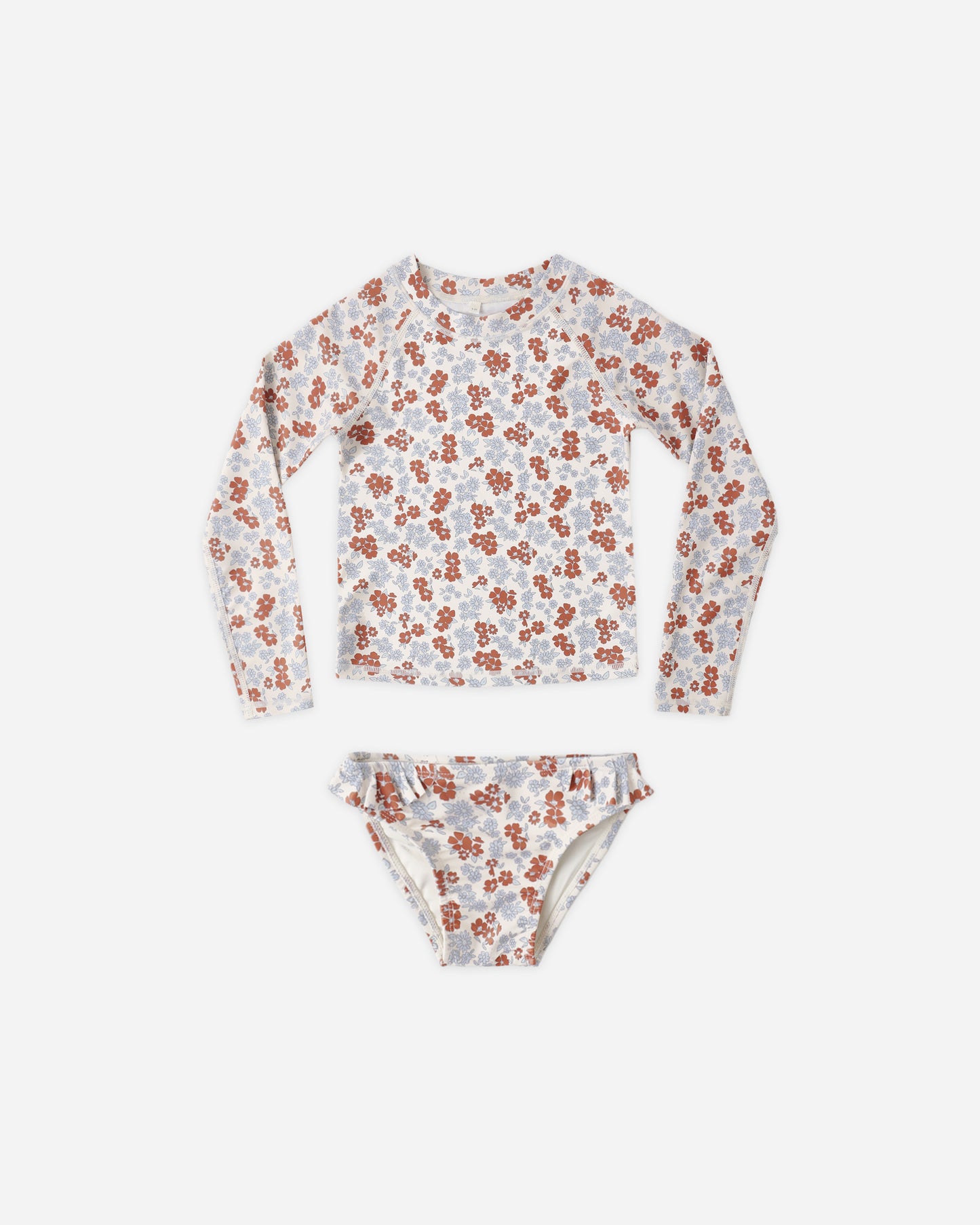 Maryn Rashguard Set Americana Floral - Rylee + Cru | Kids Clothes | Trendy Baby Clothes | Modern Infant Outfits |