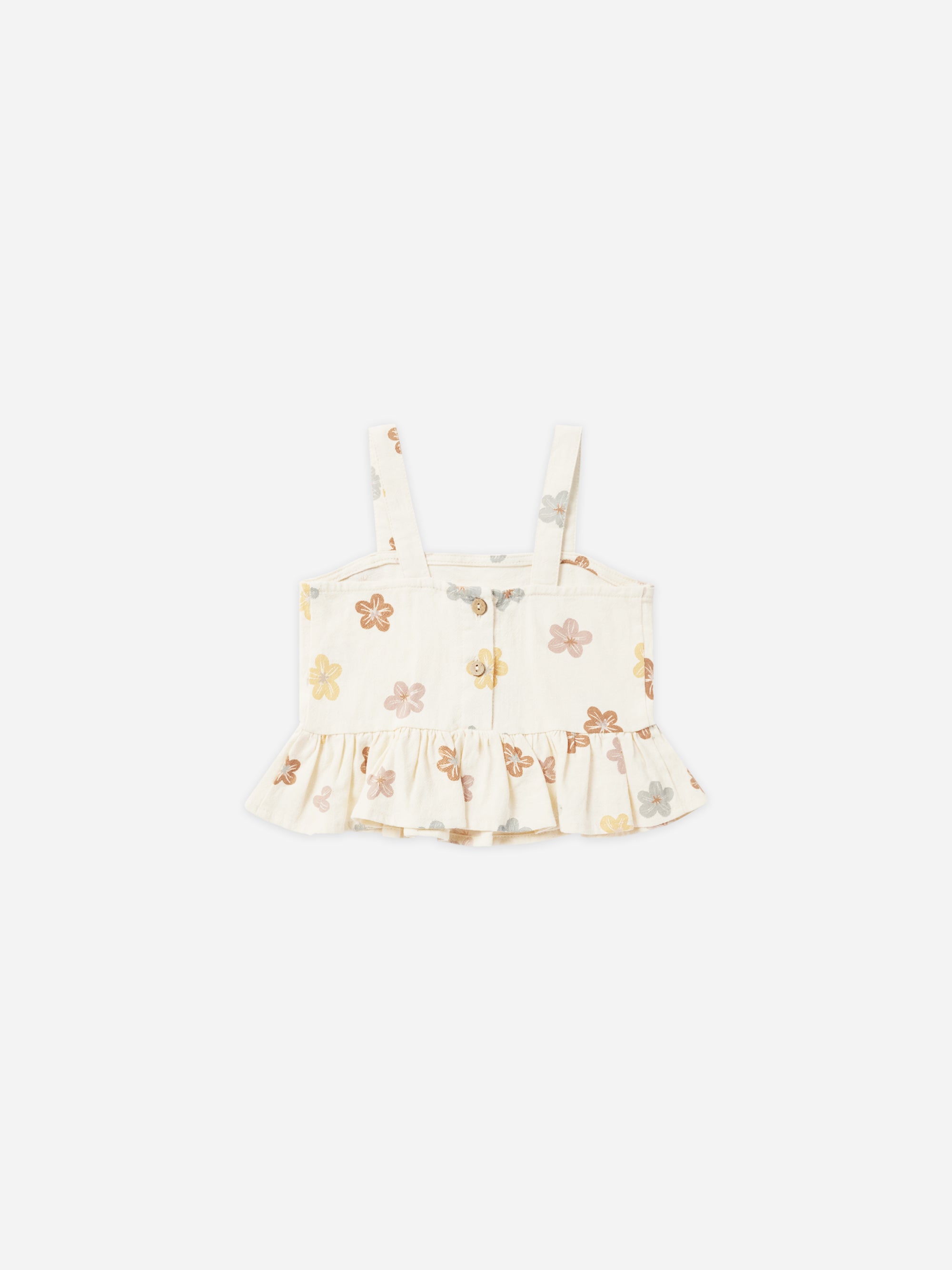 Cropped Peplum Tank || Leilani - Rylee + Cru | Kids Clothes | Trendy Baby Clothes | Modern Infant Outfits |