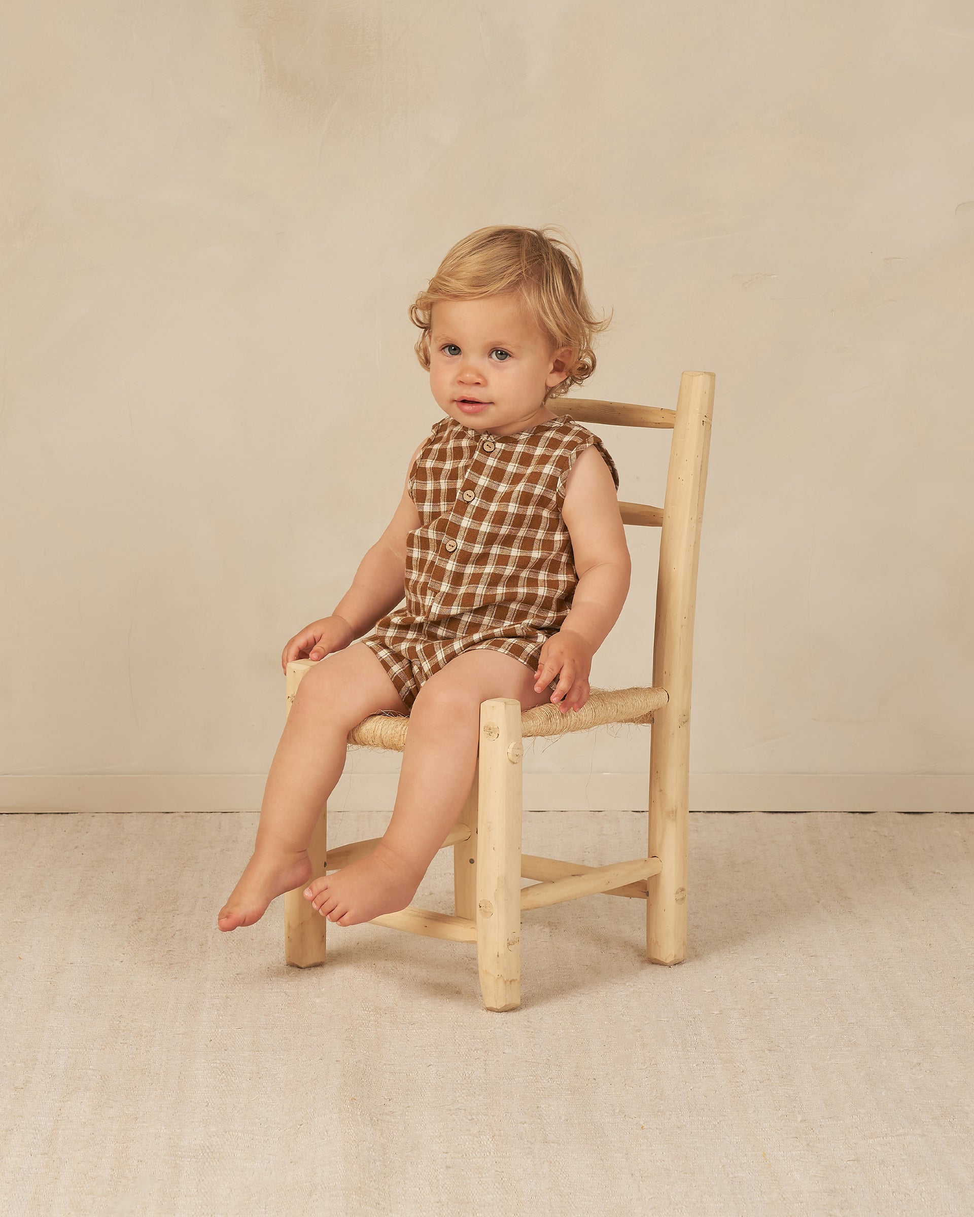 Rylee + Cru Julia Romper - Summer Plaid