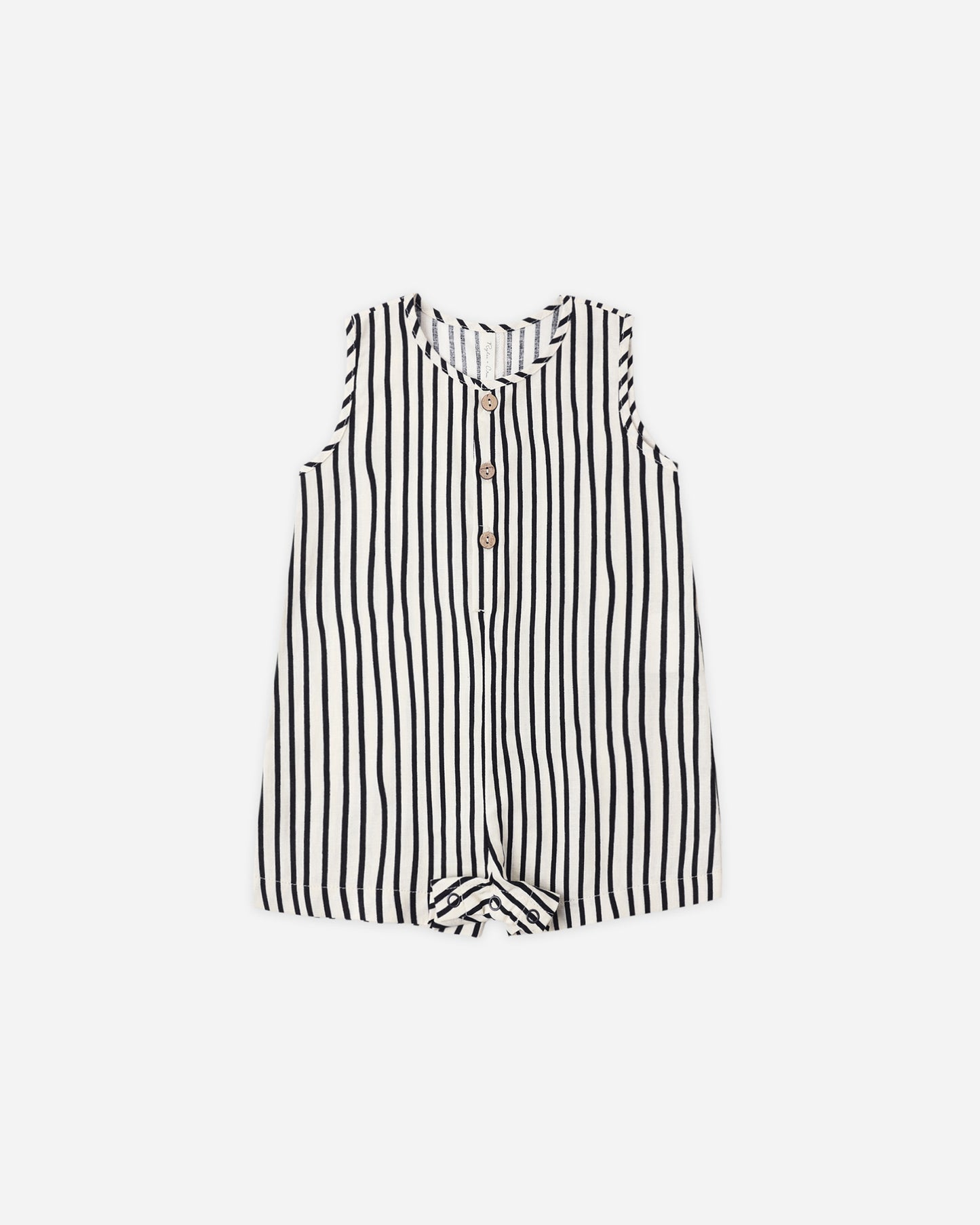 Maverick Romper Wavy Stripe - Rylee + Cru | Kids Clothes | Trendy Baby Clothes | Modern Infant Outfits |