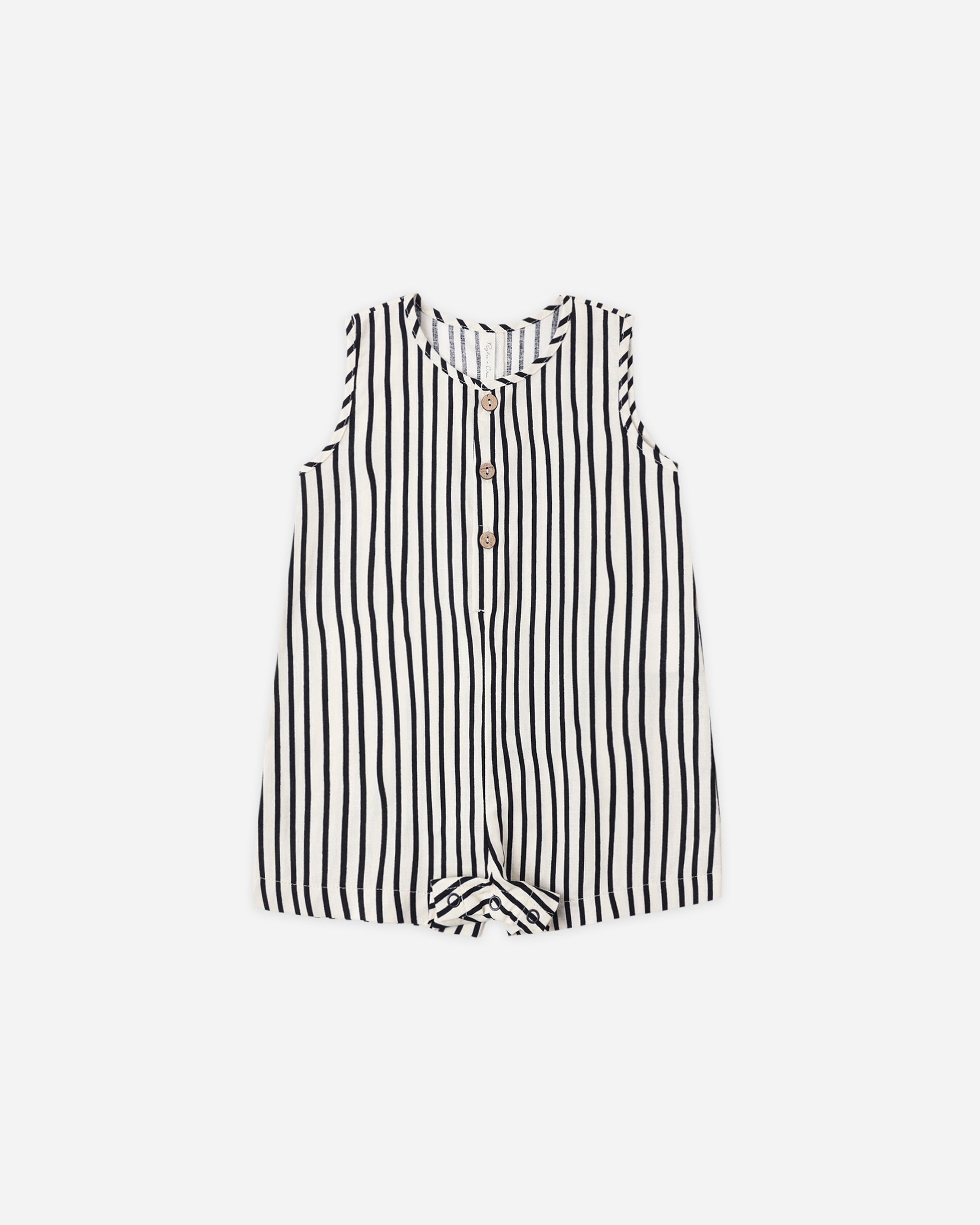Maverick Romper Wavy Stripe - Rylee + Cru | Kids Clothes | Trendy Baby Clothes | Modern Infant Outfits |