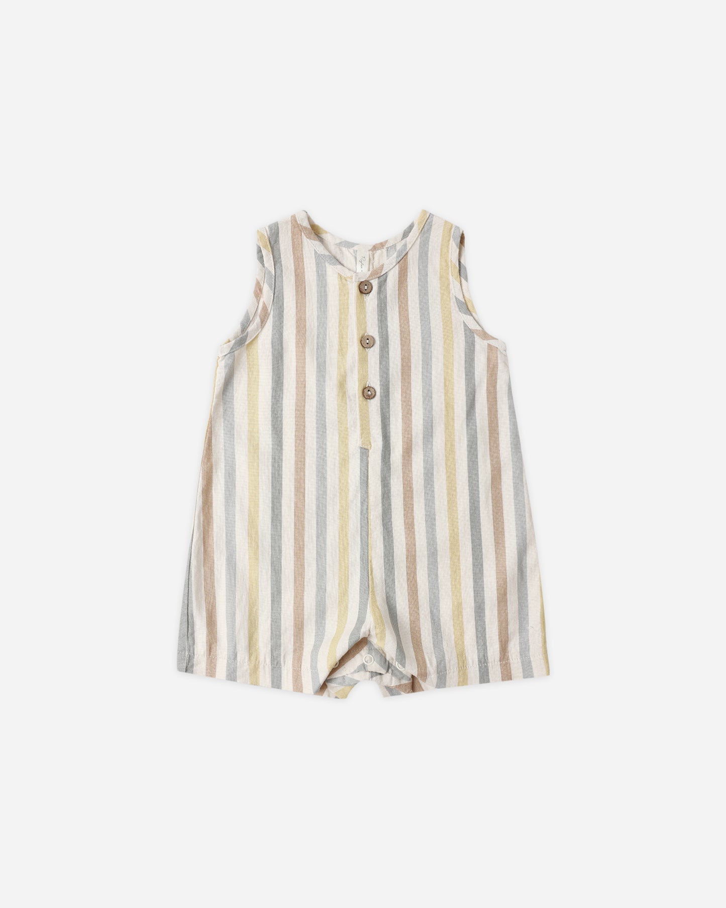 Maverick Romper Valencia Stripe - Rylee + Cru | Kids Clothes | Trendy Baby Clothes | Modern Infant Outfits |