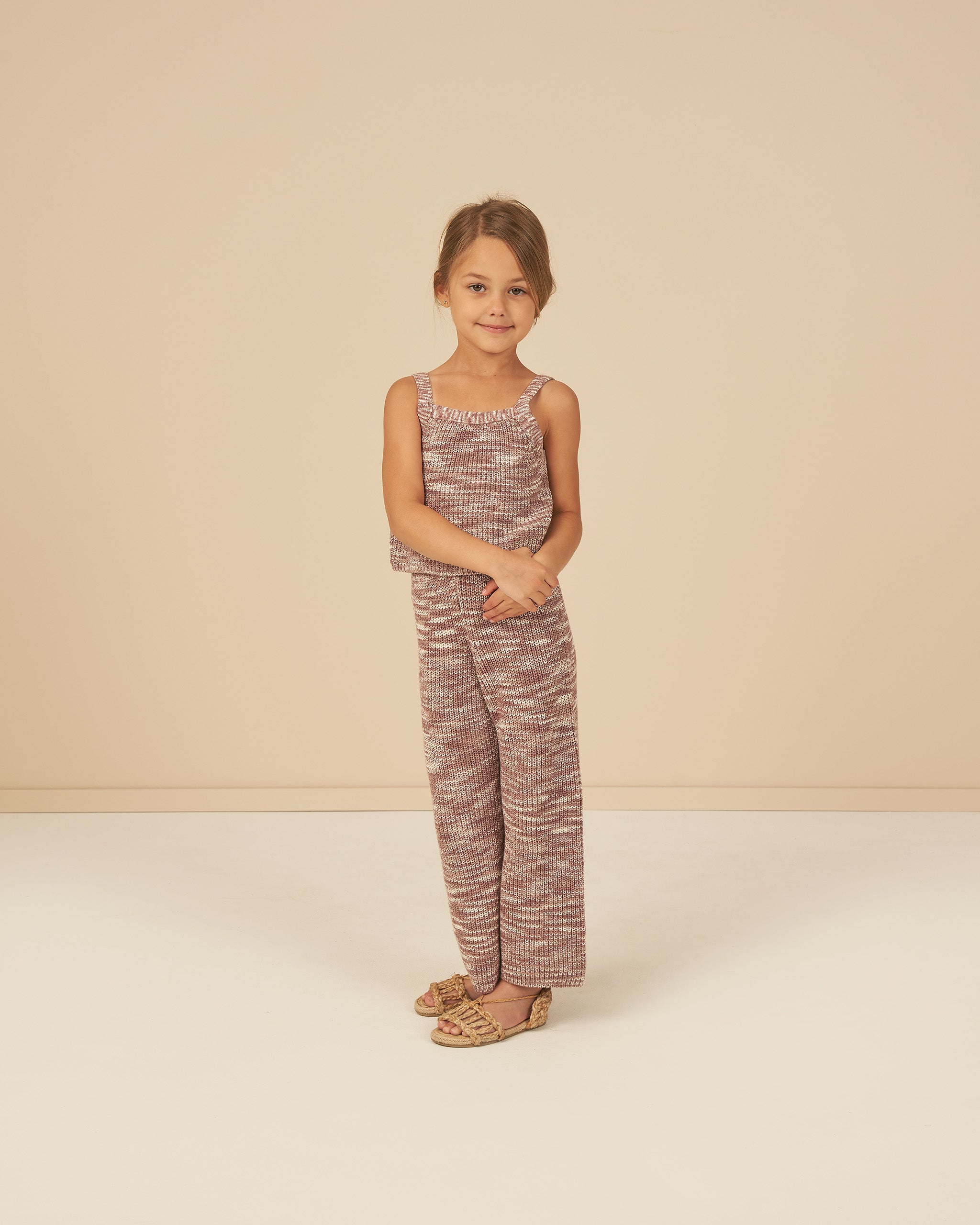 Malia Set || Heathered Mulberry - Rylee + Cru | Kids Clothes | Trendy Baby Clothes | Modern Infant Outfits |