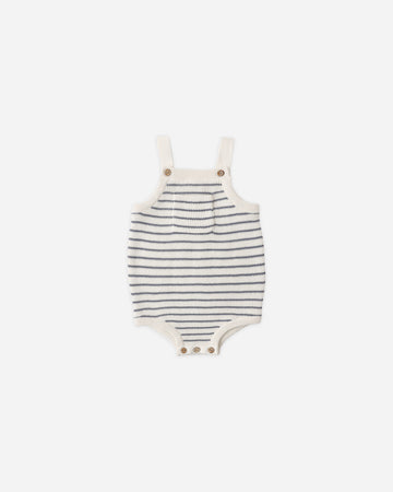 Ashton Knit Romper Marine Stripe – Rylee + Cru