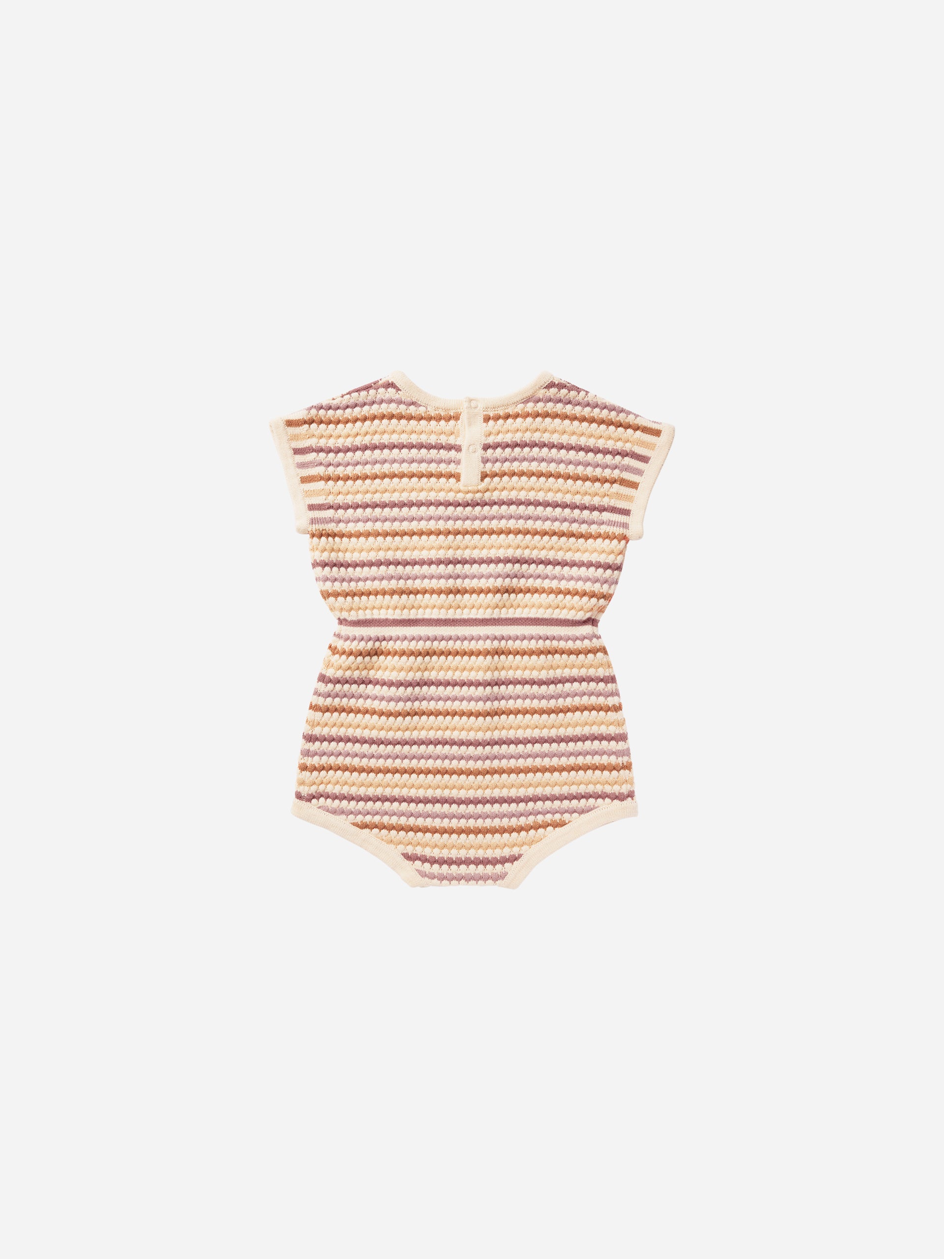 Kai Romper || Honeycomb Stripe - Rylee + Cru | Kids Clothes | Trendy Baby Clothes | Modern Infant Outfits |