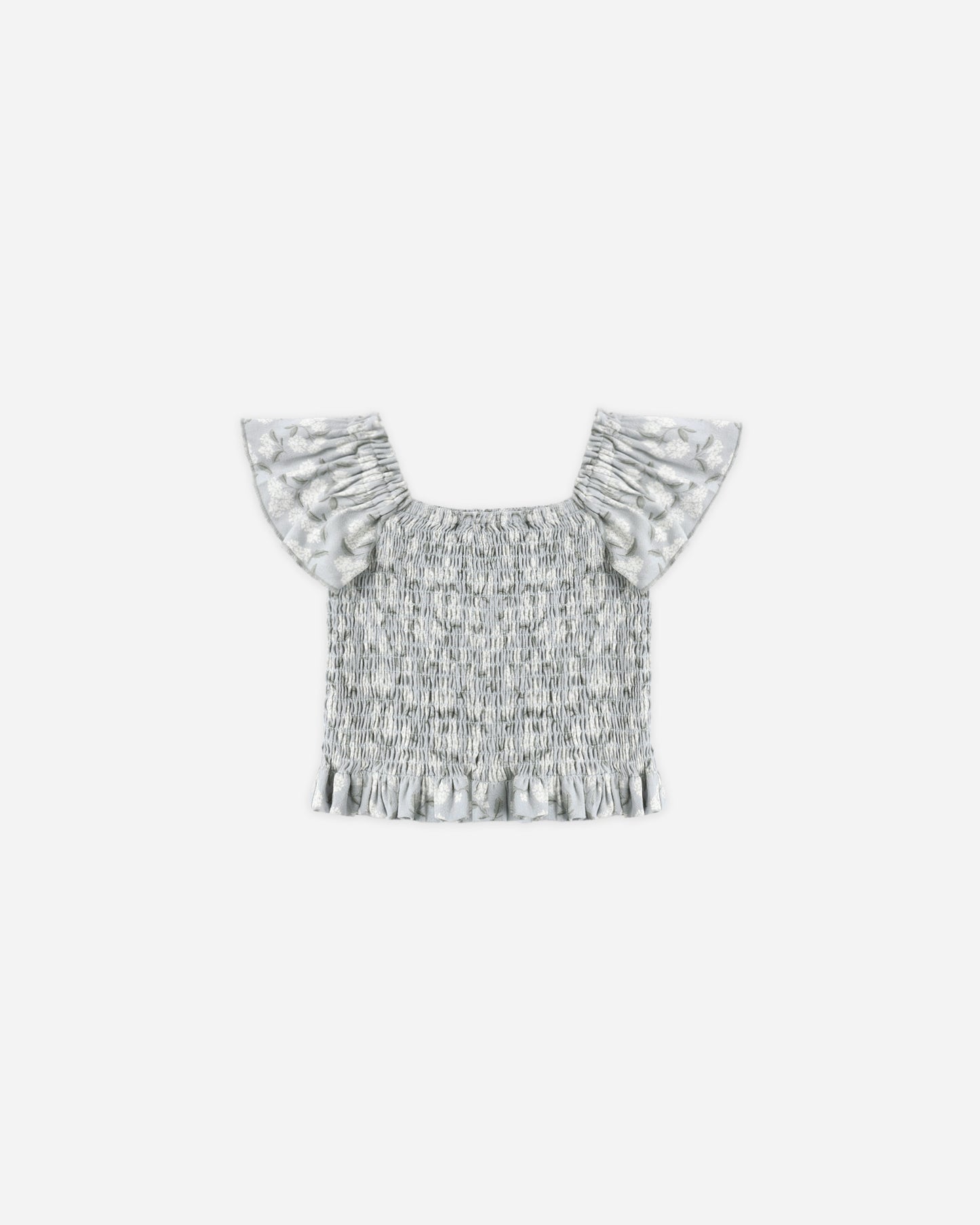 Zayla Top Hydrangea - Rylee + Cru | Kids Clothes | Trendy Baby Clothes | Modern Infant Outfits |