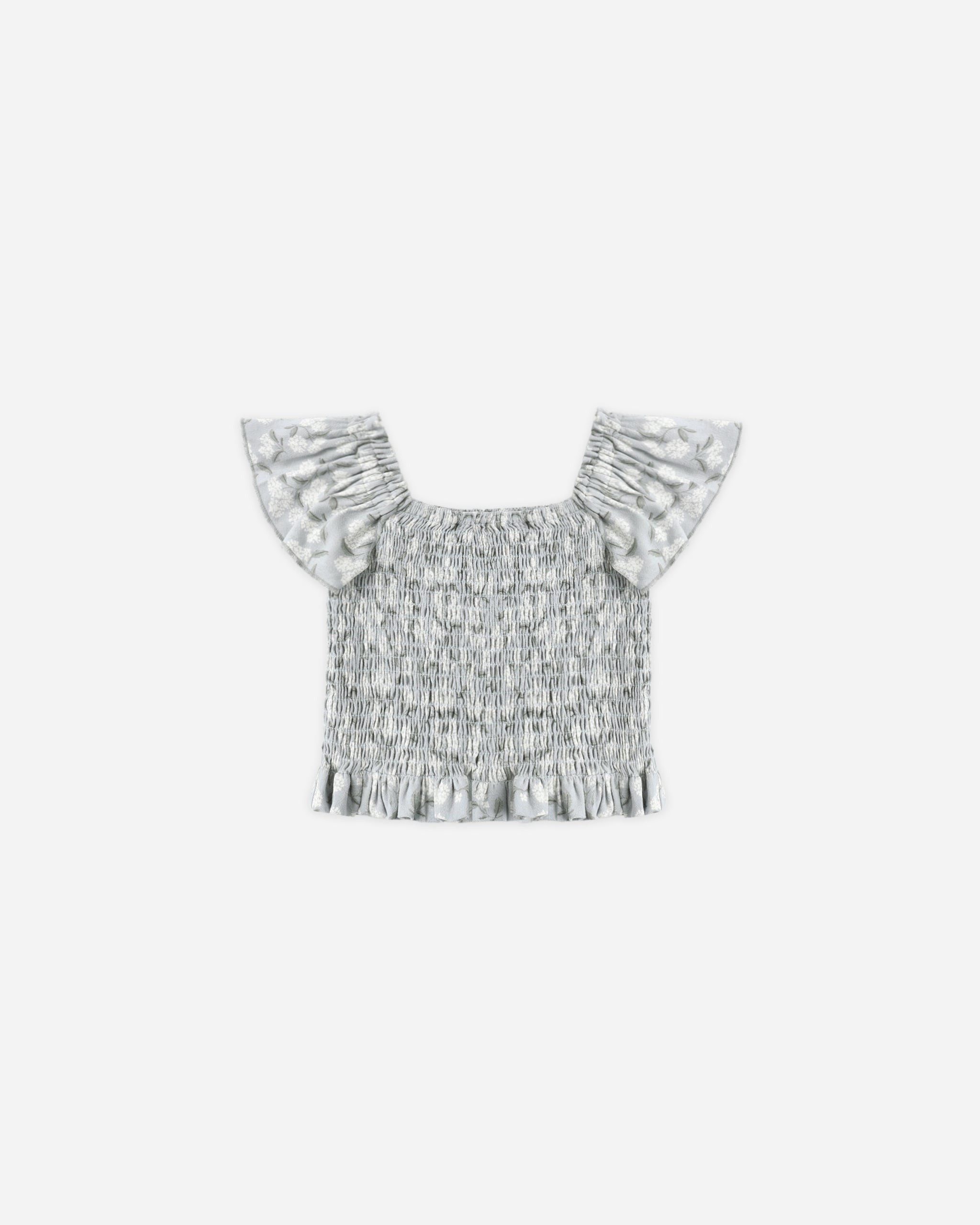 Zayla Top Hydrangea - Rylee + Cru | Kids Clothes | Trendy Baby Clothes | Modern Infant Outfits |