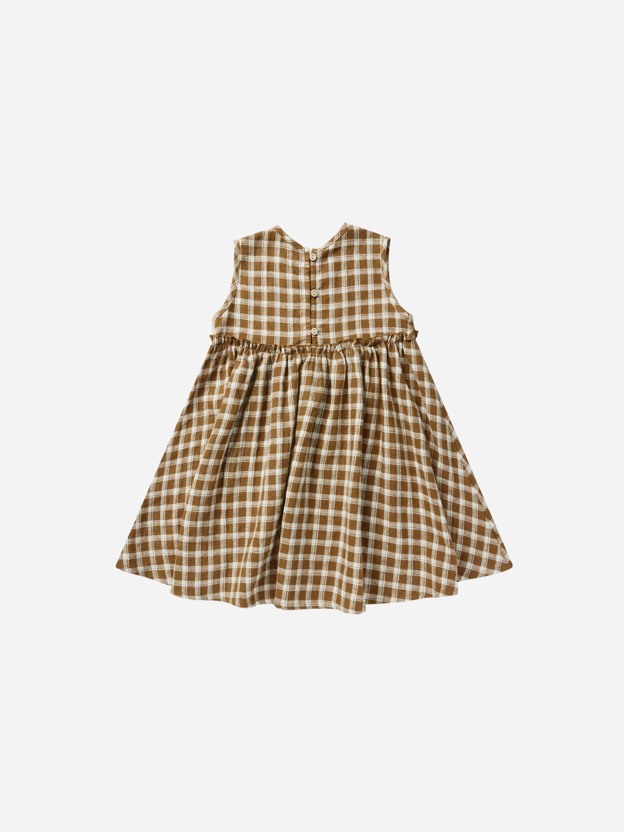 Harper Dress || Saddle Plaid - Rylee + Cru | Kids Clothes | Trendy Baby Clothes | Modern Infant Outfits |
