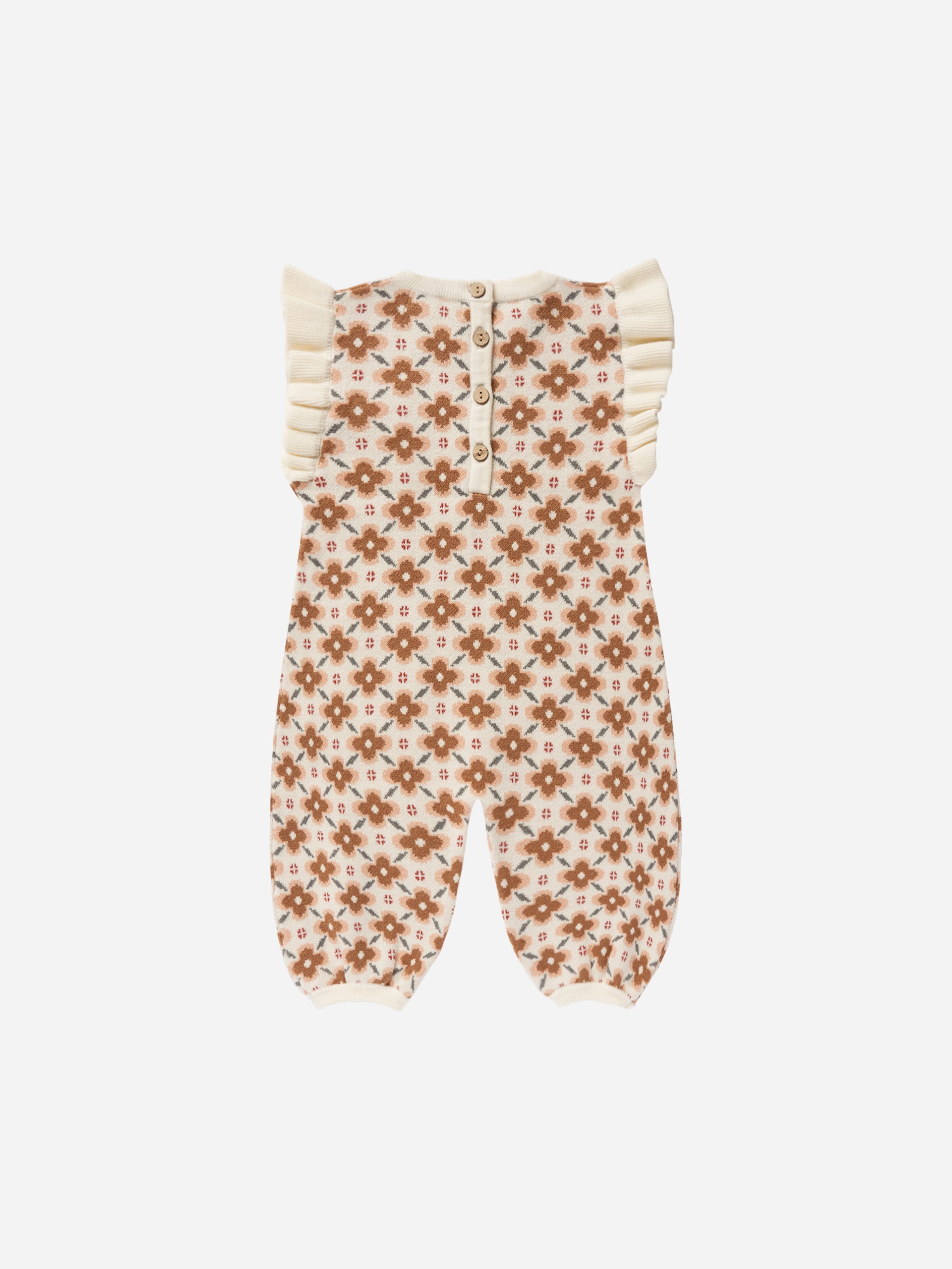 Stella Knit Jumpsuit || Mosaic - Rylee + Cru | Kids Clothes | Trendy Baby Clothes | Modern Infant Outfits |