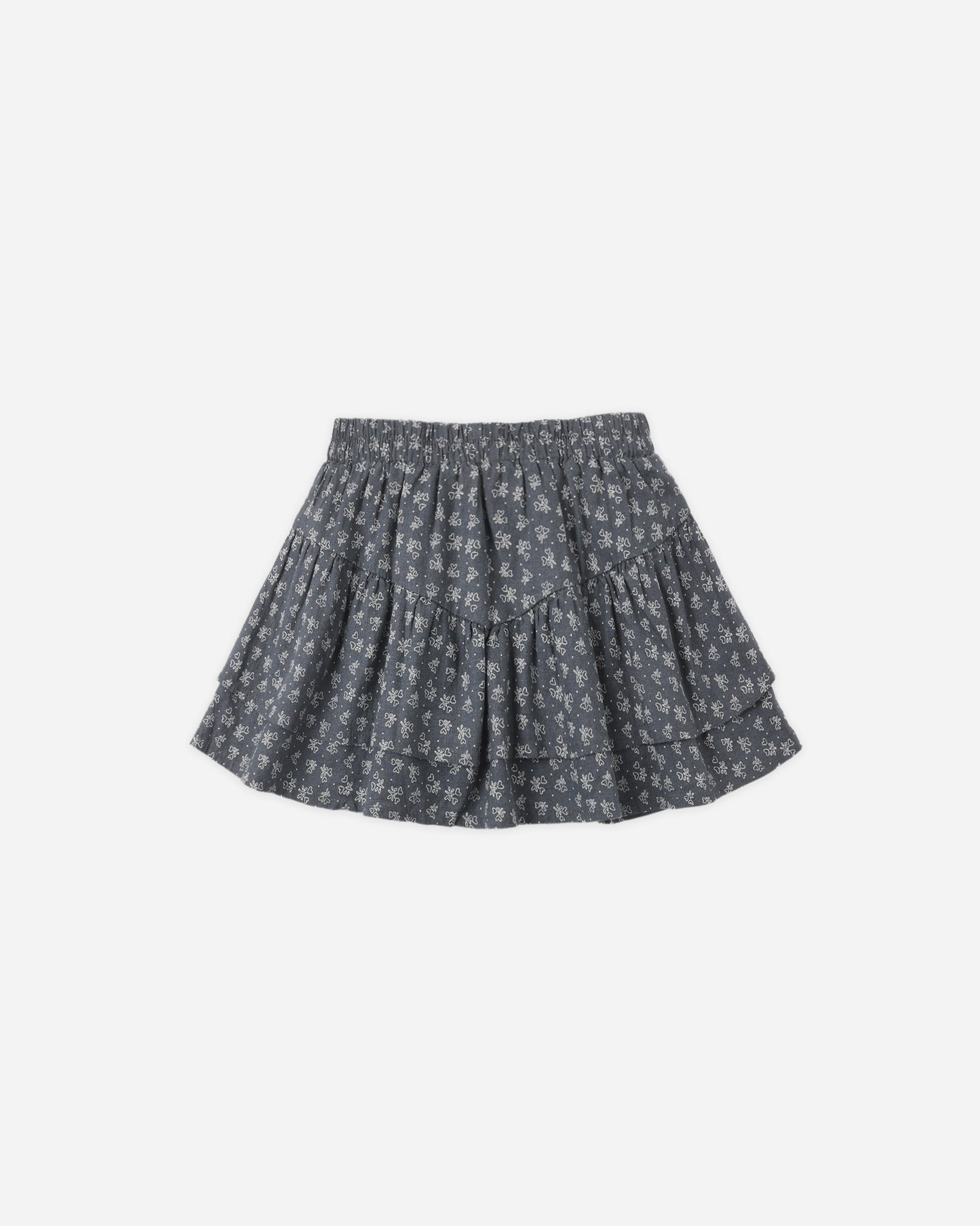 Tiered Mini Skirt Heart Ditsy - Rylee + Cru | Kids Clothes | Trendy Baby Clothes | Modern Infant Outfits |