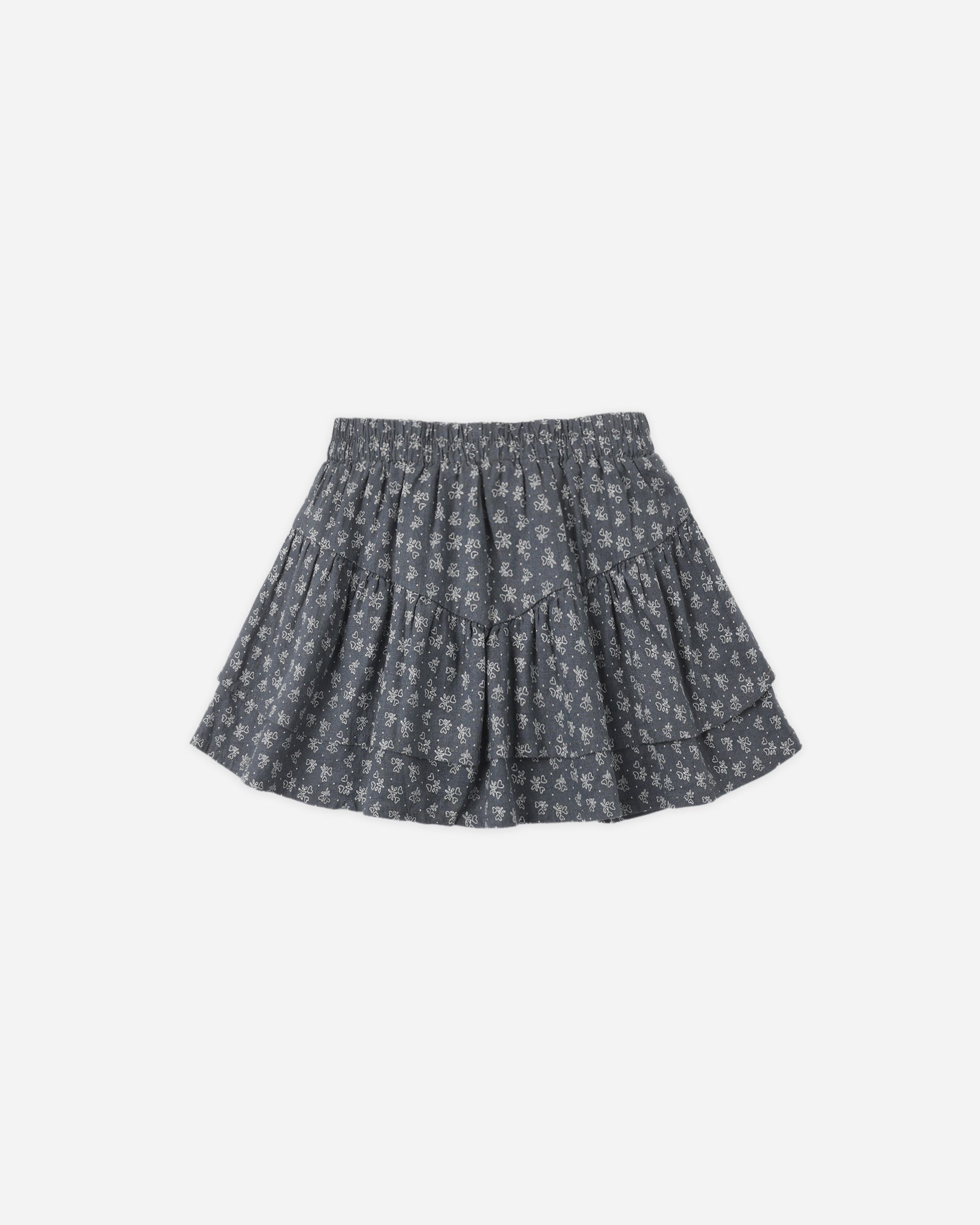 Tiered Mini Skirt Heart Ditsy - Rylee + Cru | Kids Clothes | Trendy Baby Clothes | Modern Infant Outfits |