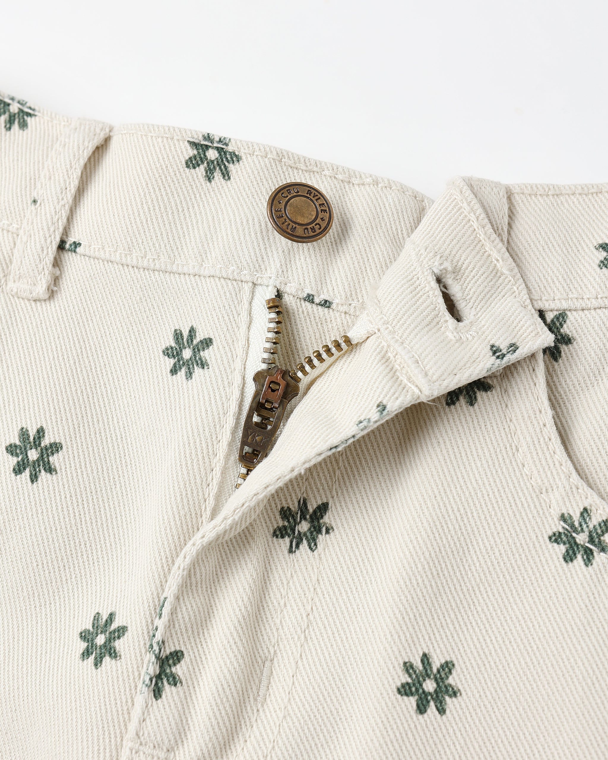 Straight Leg Pant || Mini Daisy - Rylee + Cru | Kids Clothes | Trendy Baby Clothes | Modern Infant Outfits |