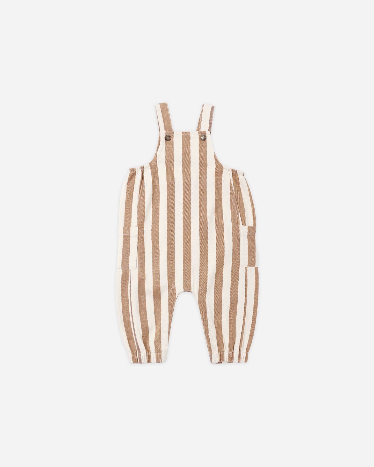 Cargo Baby Overall Fawn Pinstripe - Rylee + Cru | Kids Clothes | Trendy Baby Clothes | Modern Infant Outfits |