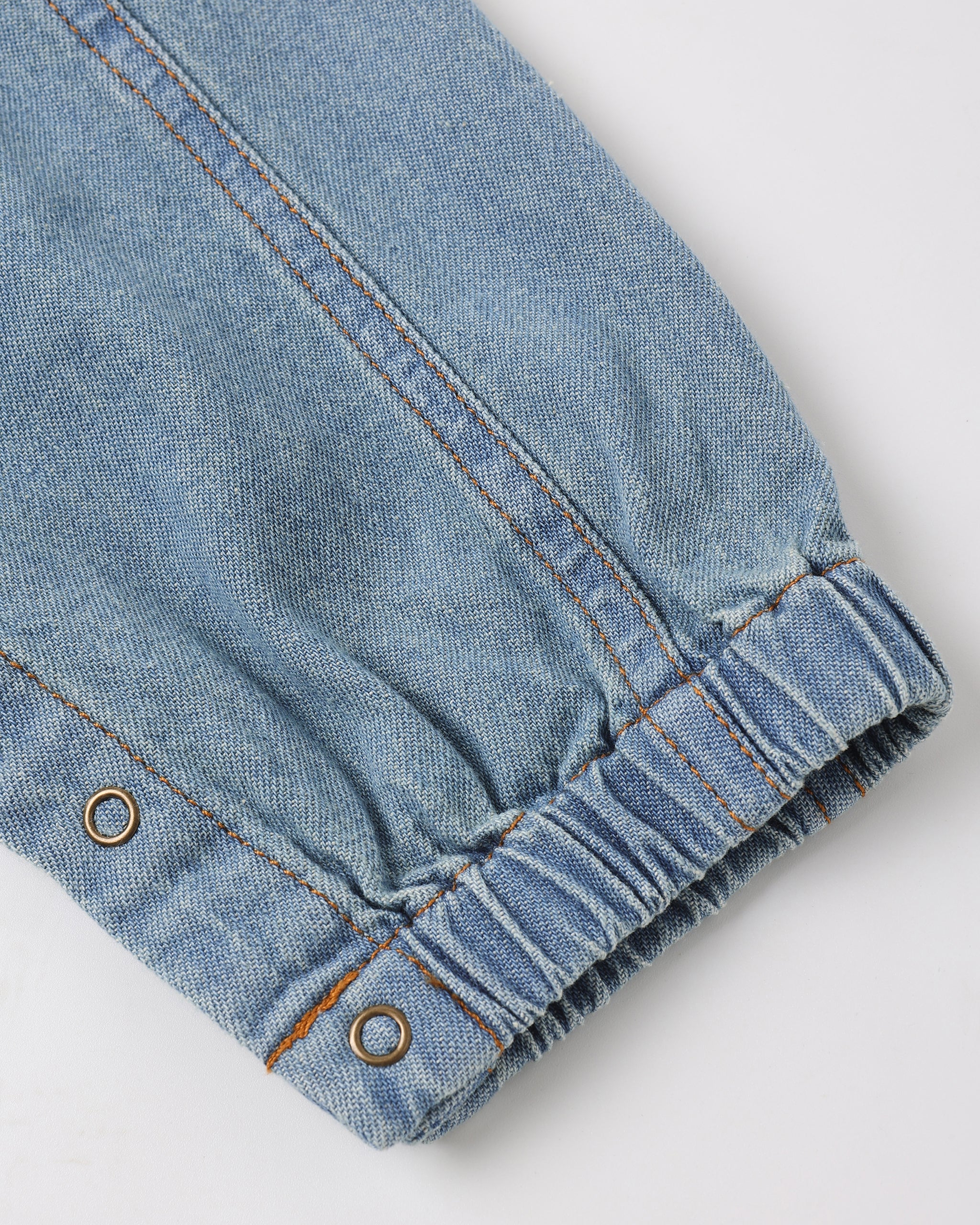 Cargo Baby Overall Washed Blue