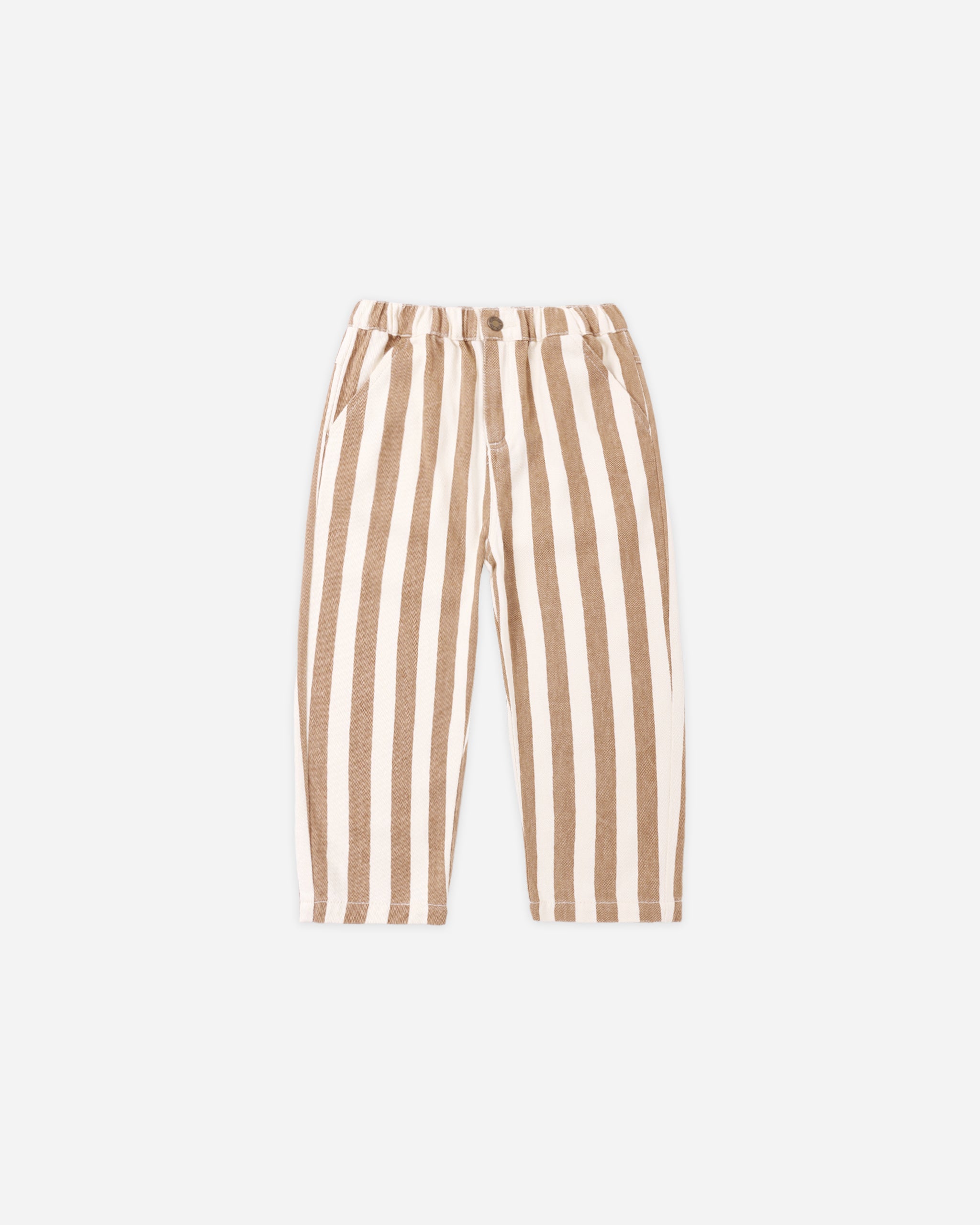 Baggy Pant Fawn Pinstripe - Rylee + Cru | Kids Clothes | Trendy Baby Clothes | Modern Infant Outfits |