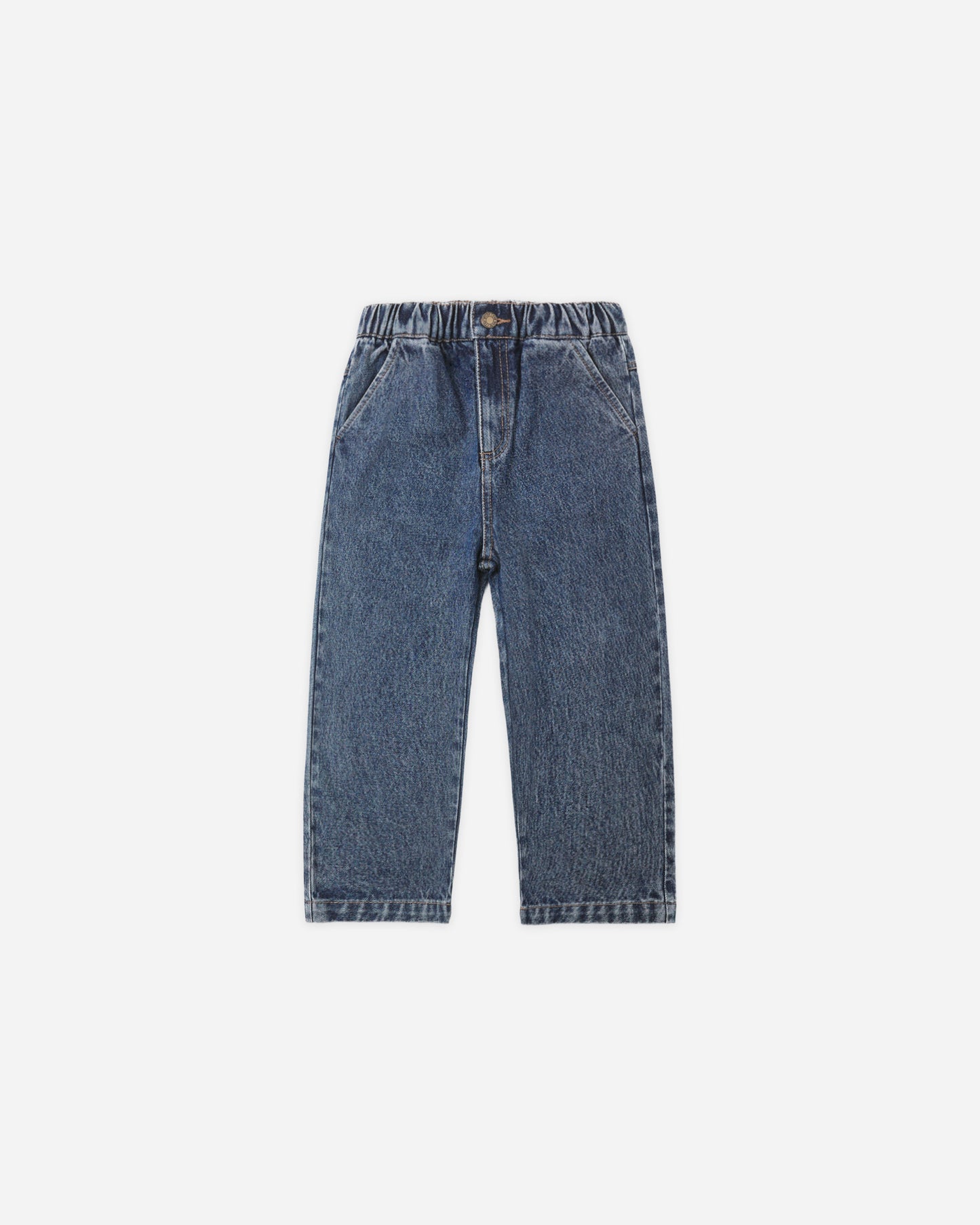Baggy Pant Indigo - Rylee + Cru | Kids Clothes | Trendy Baby Clothes | Modern Infant Outfits |