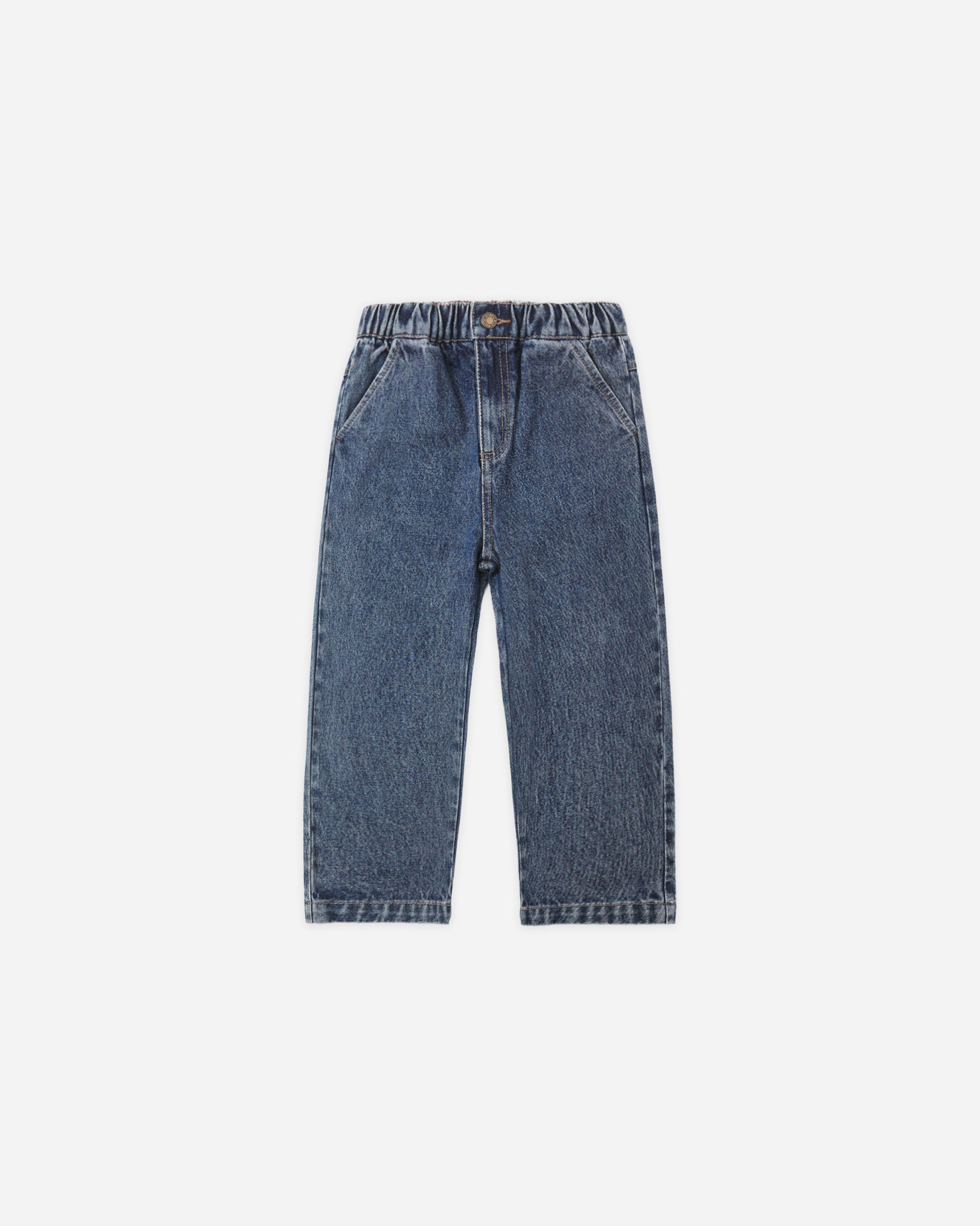 Baggy Pant Indigo - Rylee + Cru | Kids Clothes | Trendy Baby Clothes | Modern Infant Outfits |