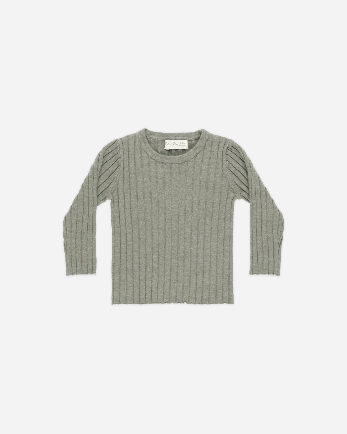 RYLEE + CRU - Ladies Ribbed Longsleeve Tee