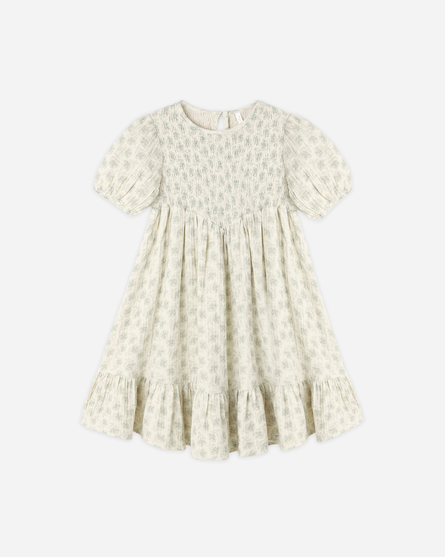 Lydia Dress Green Iris - Rylee + Cru | Kids Clothes | Trendy Baby Clothes | Modern Infant Outfits |