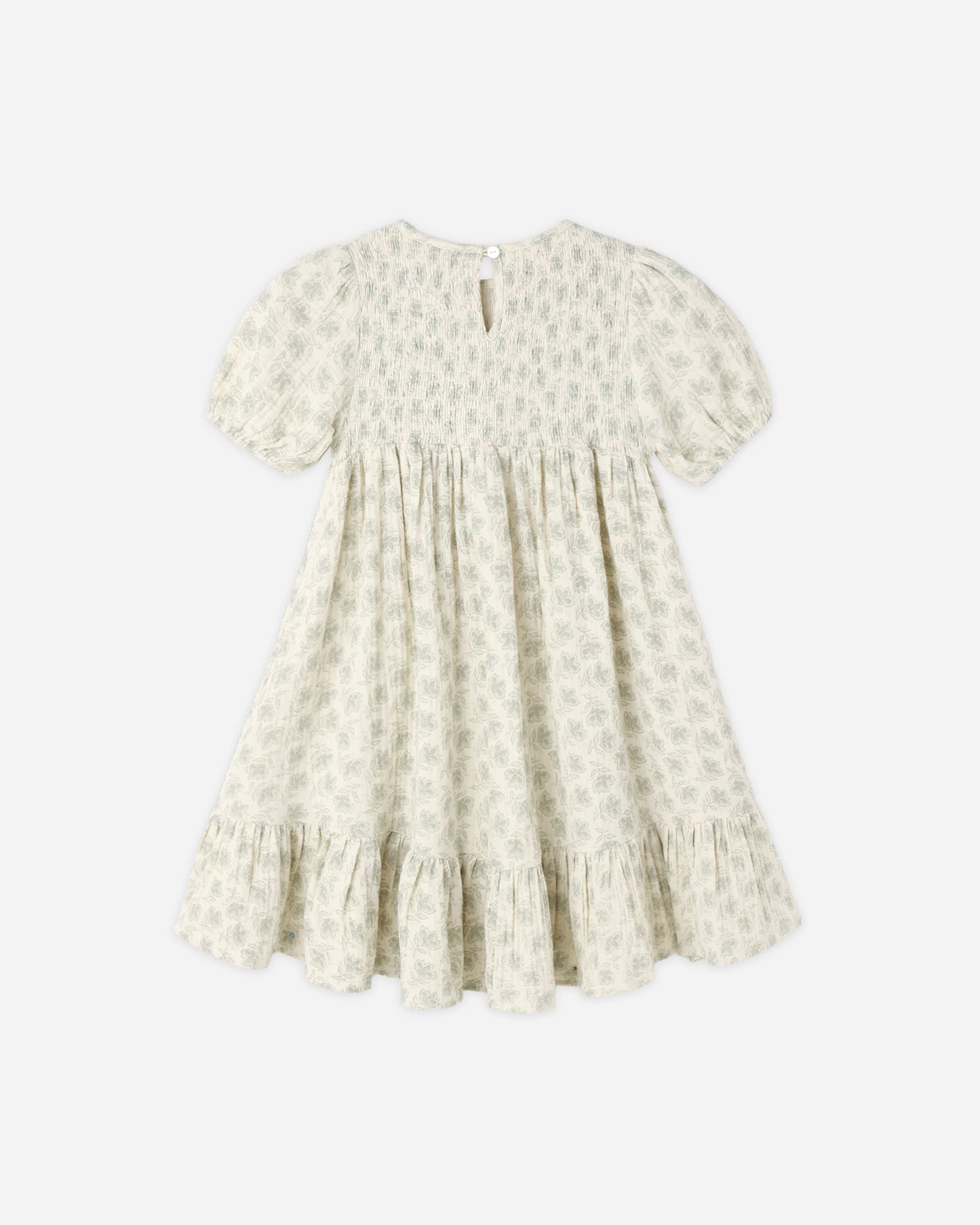 Lydia Dress Green Iris - Rylee + Cru | Kids Clothes | Trendy Baby Clothes | Modern Infant Outfits |