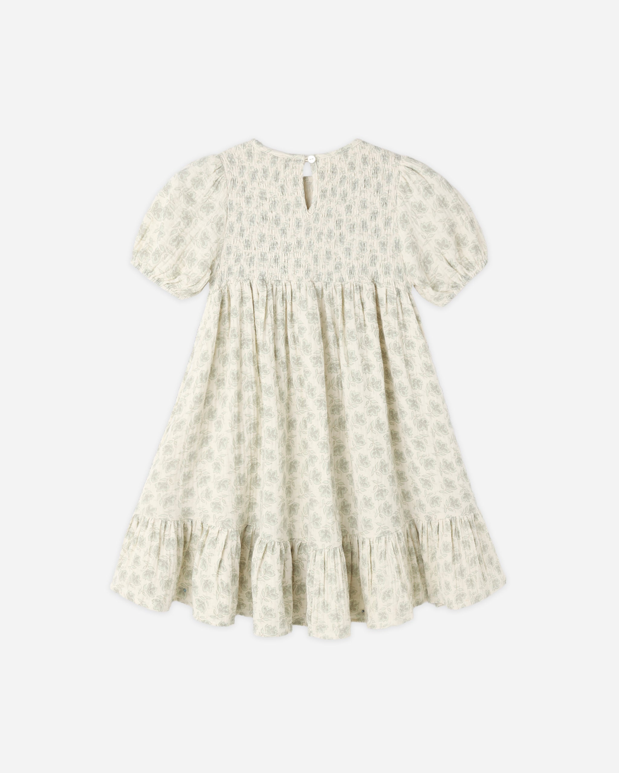 Lydia Dress Green Iris - Rylee + Cru | Kids Clothes | Trendy Baby Clothes | Modern Infant Outfits |