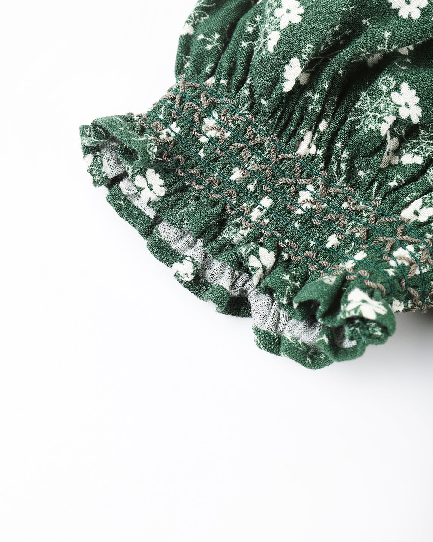 Ada Blouse || Green Ditsy - Rylee + Cru | Kids Clothes | Trendy Baby Clothes | Modern Infant Outfits |