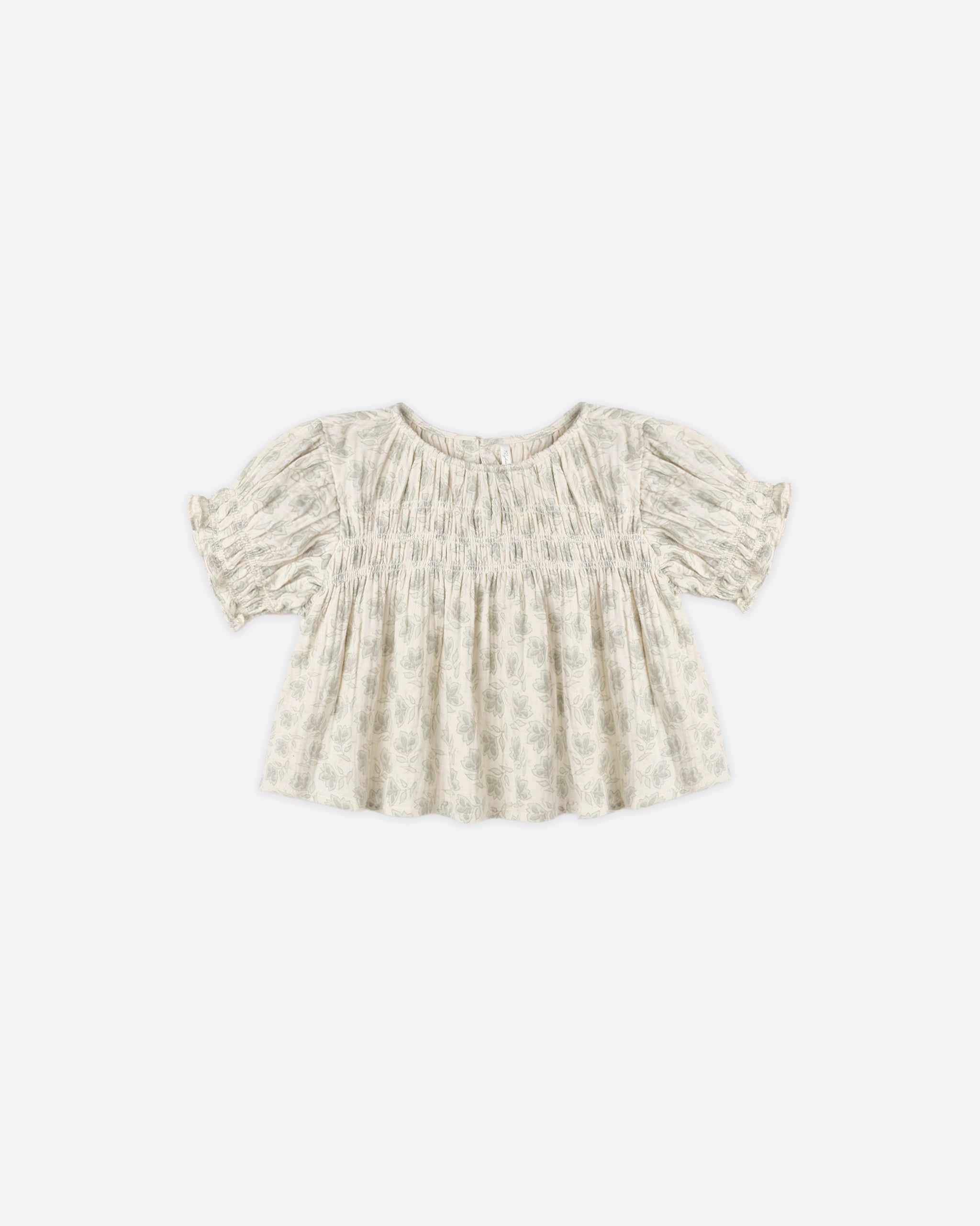 Colette Top Green Iris - Rylee + Cru | Kids Clothes | Trendy Baby Clothes | Modern Infant Outfits |