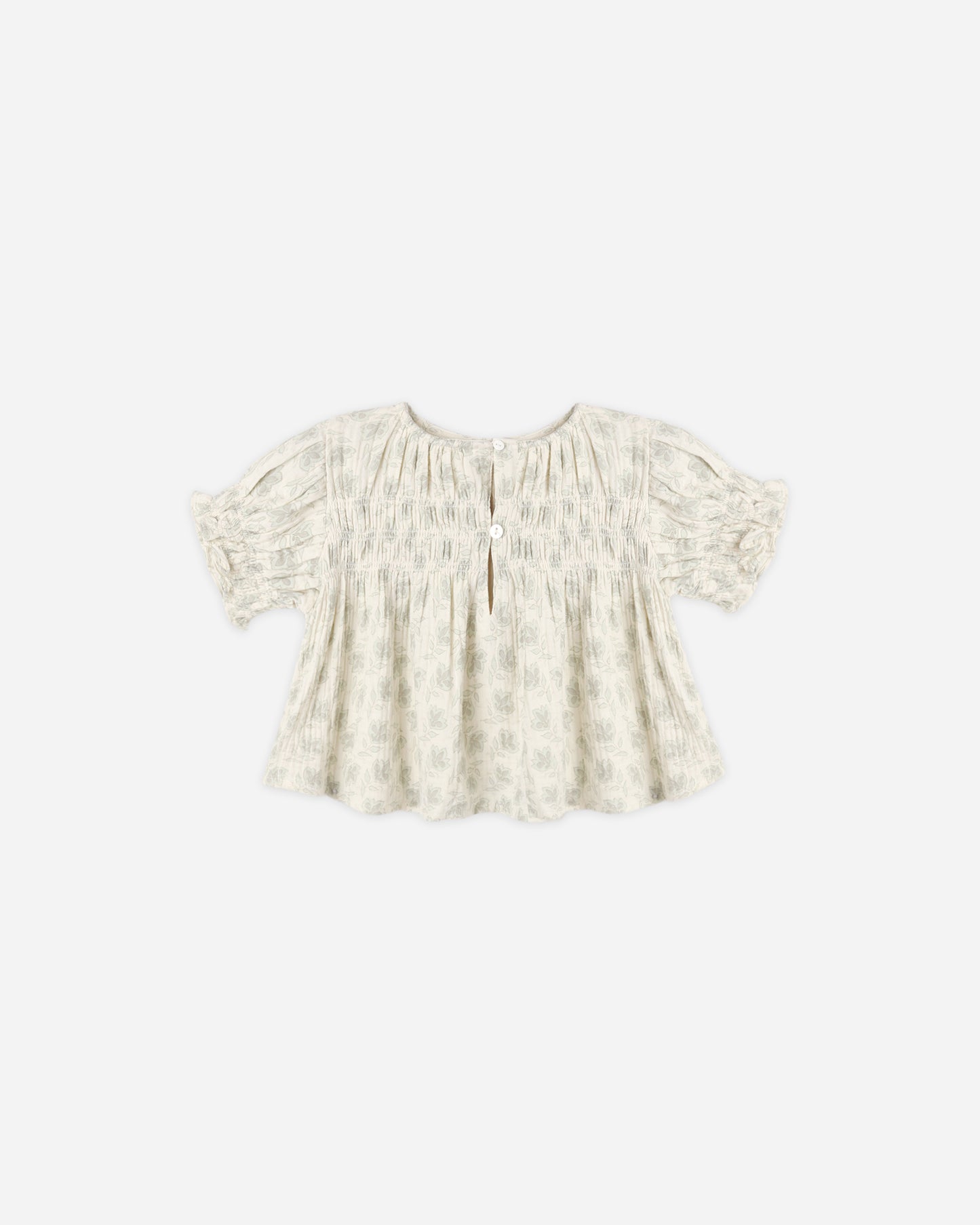 Colette Top Green Iris - Rylee + Cru | Kids Clothes | Trendy Baby Clothes | Modern Infant Outfits |