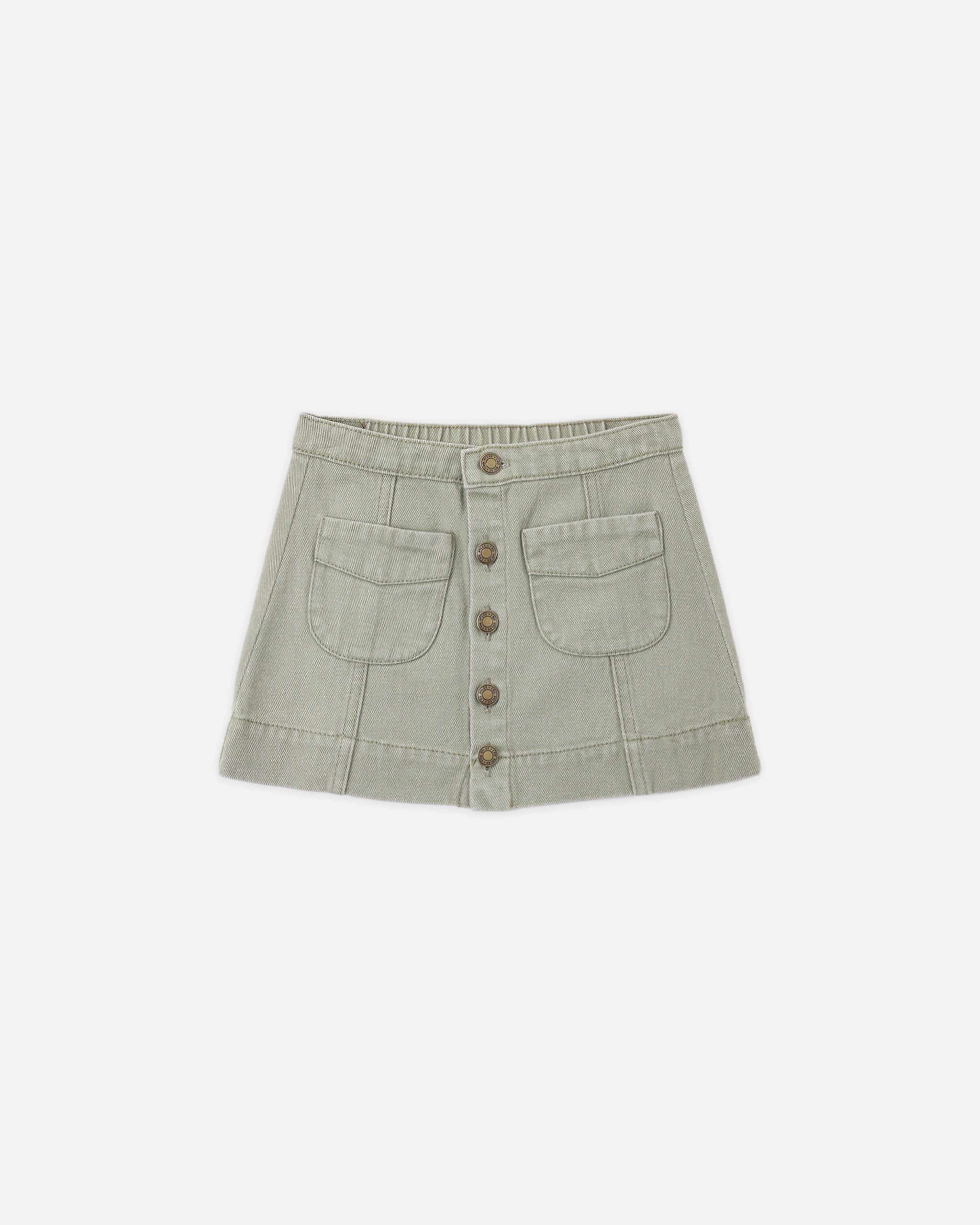 Denver Mini Skirt Dark Sage - Rylee + Cru | Kids Clothes | Trendy Baby Clothes | Modern Infant Outfits |