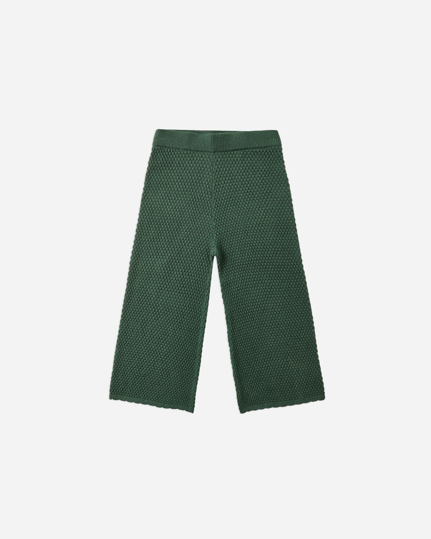 Knit Wide Leg Pant || Green - Rylee + Cru | Kids Clothes | Trendy Baby Clothes | Modern Infant Outfits |