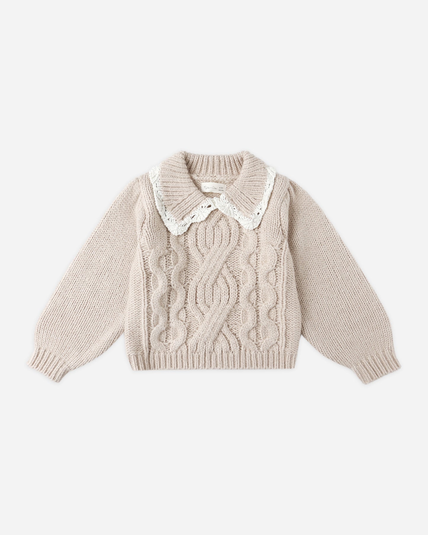 Alice Sweater || Heathered Antique - Rylee + Cru | Kids Clothes | Trendy Baby Clothes | Modern Infant Outfits |