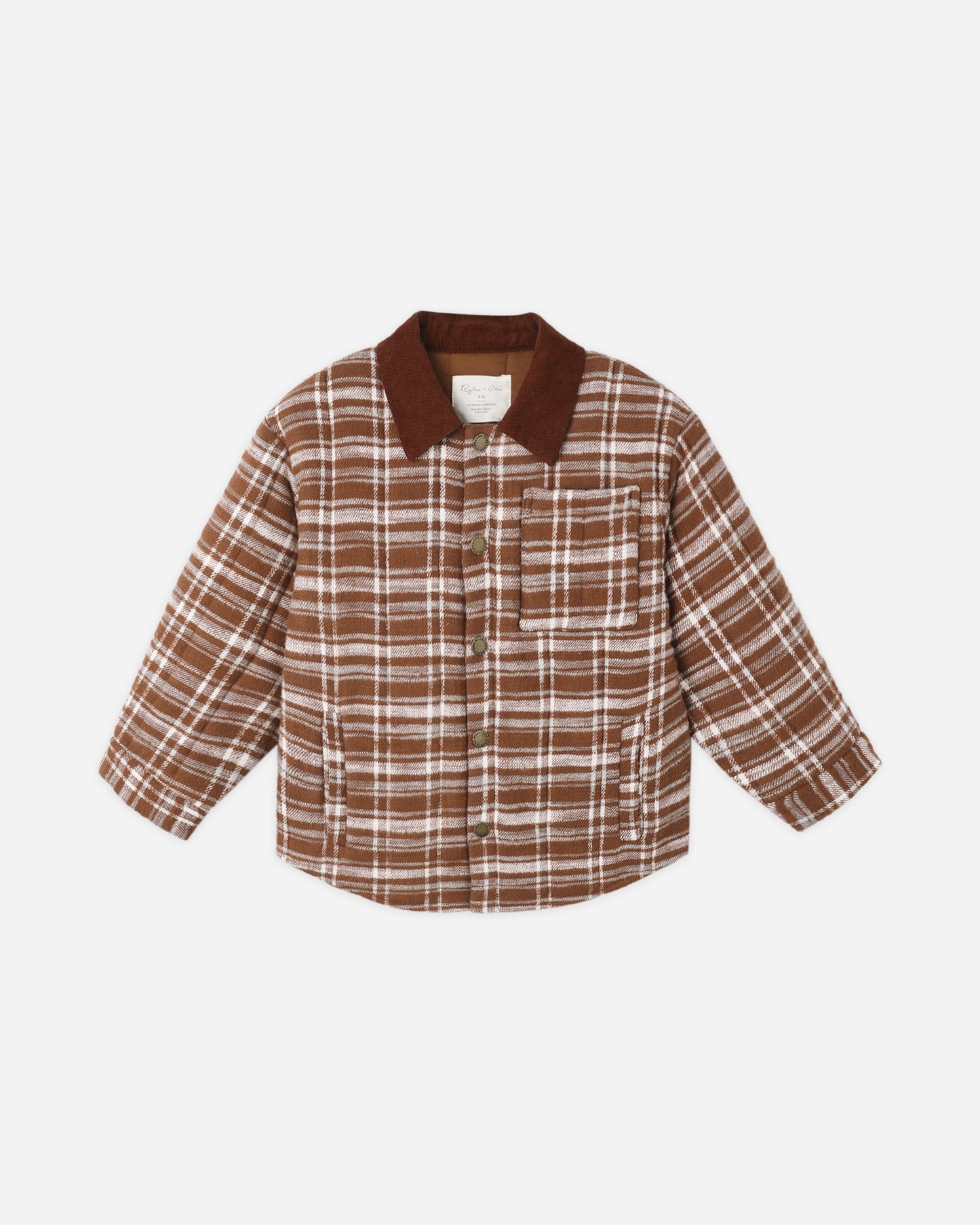 Nashville Quilted Jacket Aspen Plaid - Rylee + Cru | Kids Clothes | Trendy Baby Clothes | Modern Infant Outfits |