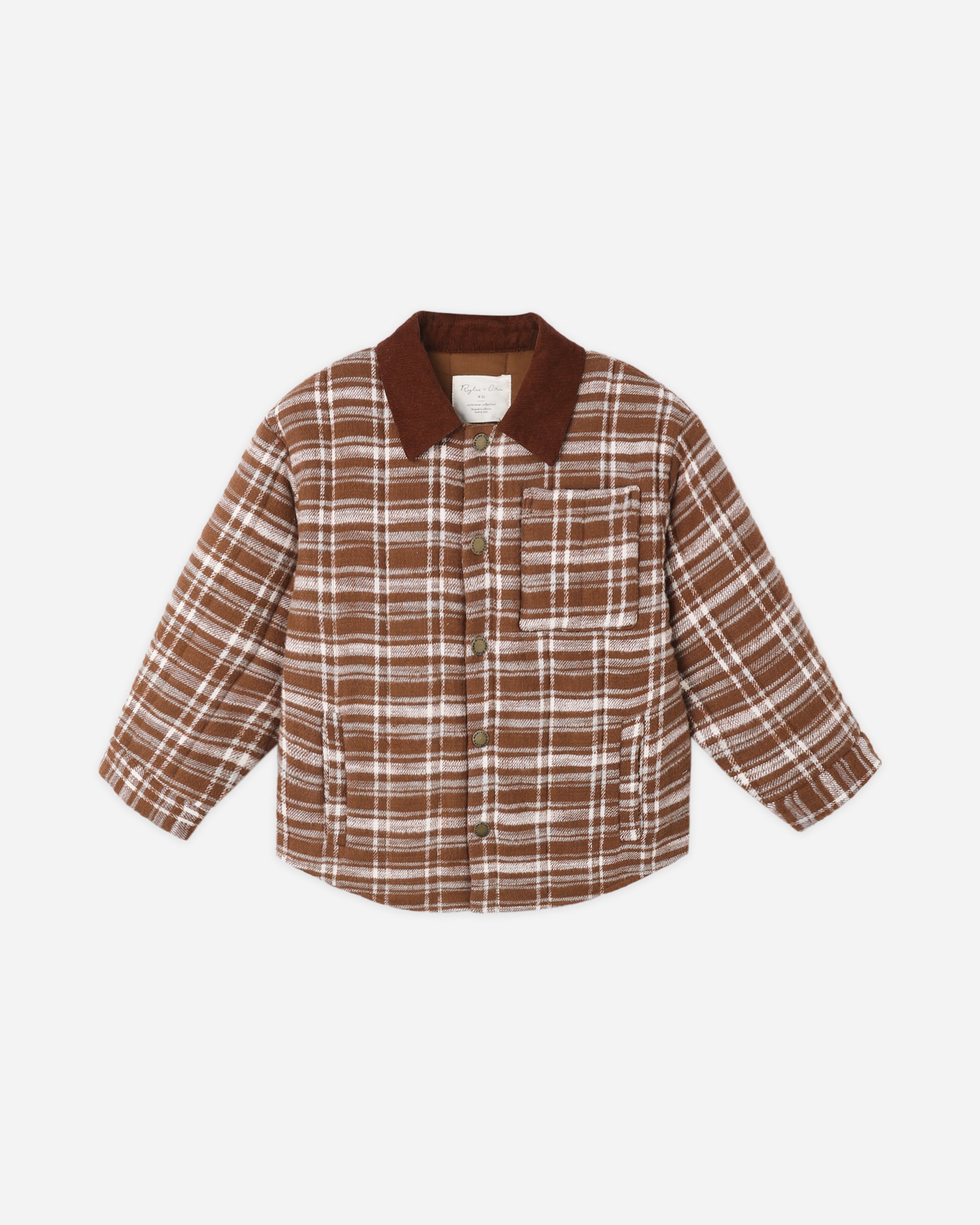 Nashville Quilted Jacket Aspen Plaid - Rylee + Cru | Kids Clothes | Trendy Baby Clothes | Modern Infant Outfits |