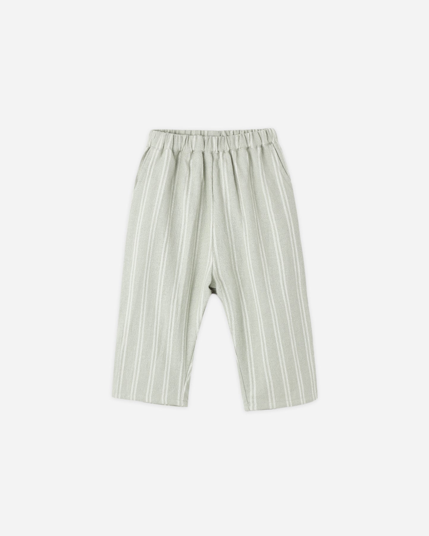 Palmer Pant Sage Pinstripe - Rylee + Cru | Kids Clothes | Trendy Baby Clothes | Modern Infant Outfits |