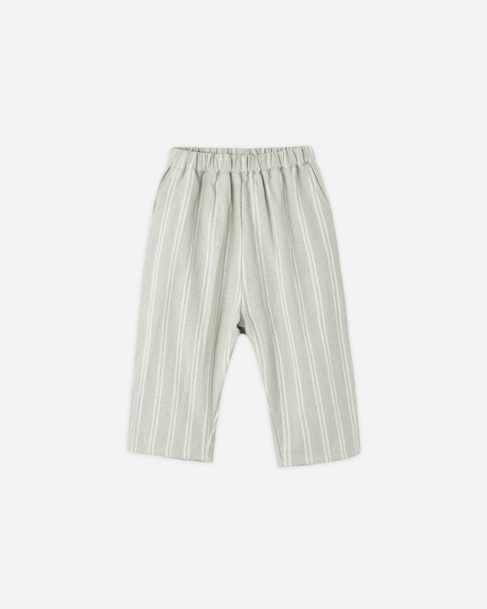 Palmer Pant Sage Pinstripe - Rylee + Cru | Kids Clothes | Trendy Baby Clothes | Modern Infant Outfits |