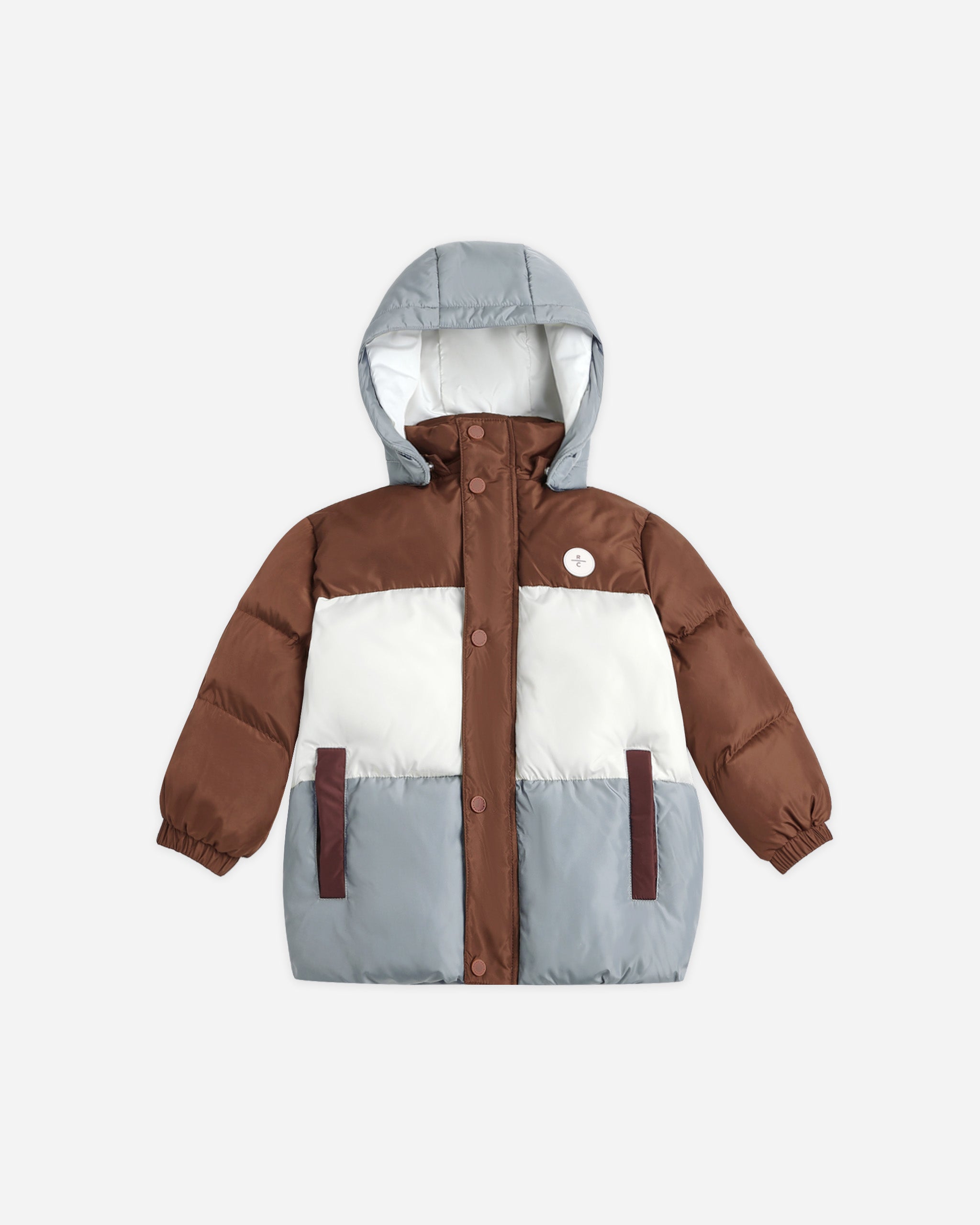 Ski Puffer Jacket || Brown - Rylee + Cru | Kids Clothes | Trendy Baby Clothes | Modern Infant Outfits |