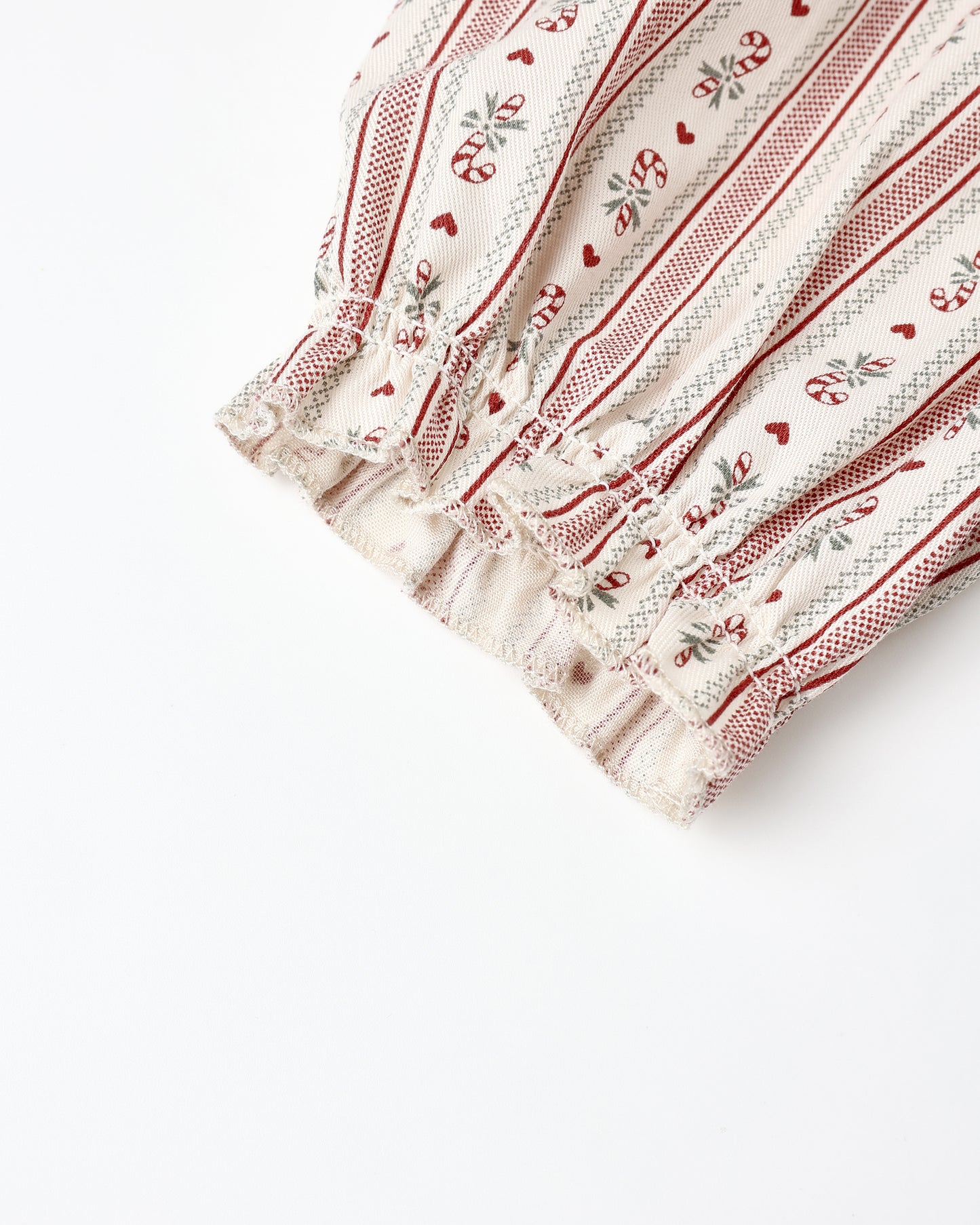 Ruffle Pajamas || Candy Cane Stripe - Rylee + Cru | Kids Clothes | Trendy Baby Clothes | Modern Infant Outfits |