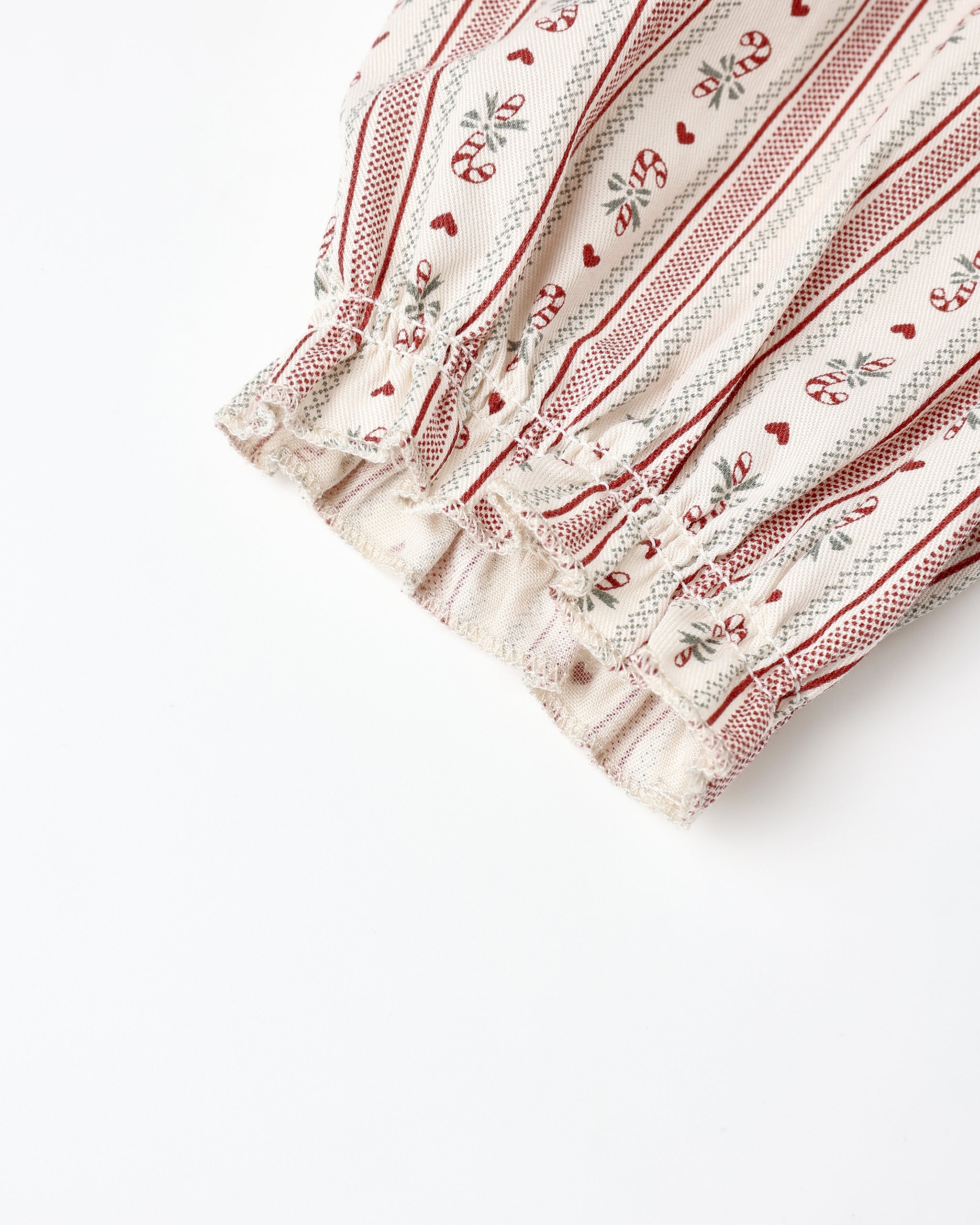 Ruffle Pajamas || Candy Cane Stripe - Rylee + Cru | Kids Clothes | Trendy Baby Clothes | Modern Infant Outfits |