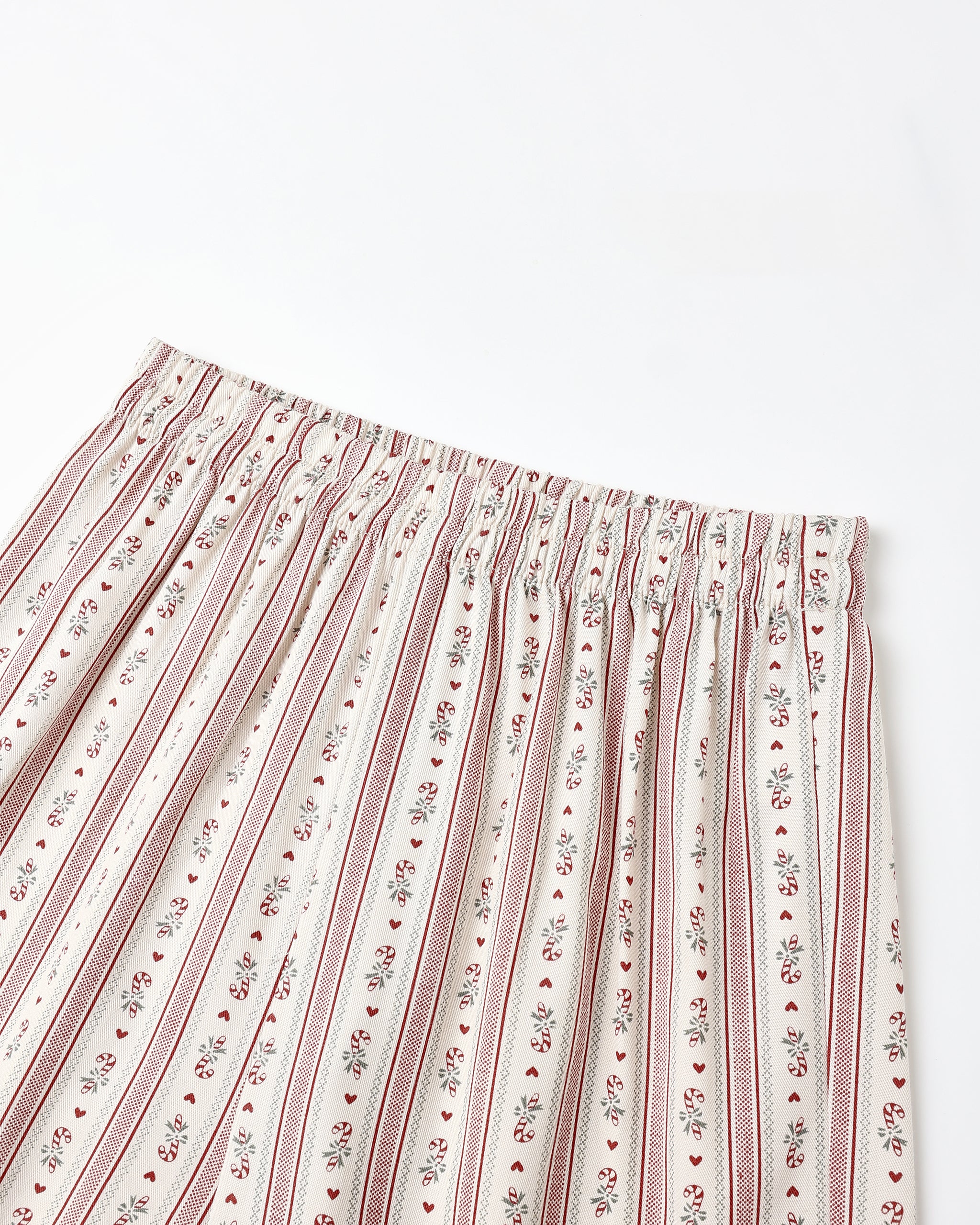 Ruffle Pajamas || Candy Cane Stripe - Rylee + Cru | Kids Clothes | Trendy Baby Clothes | Modern Infant Outfits |