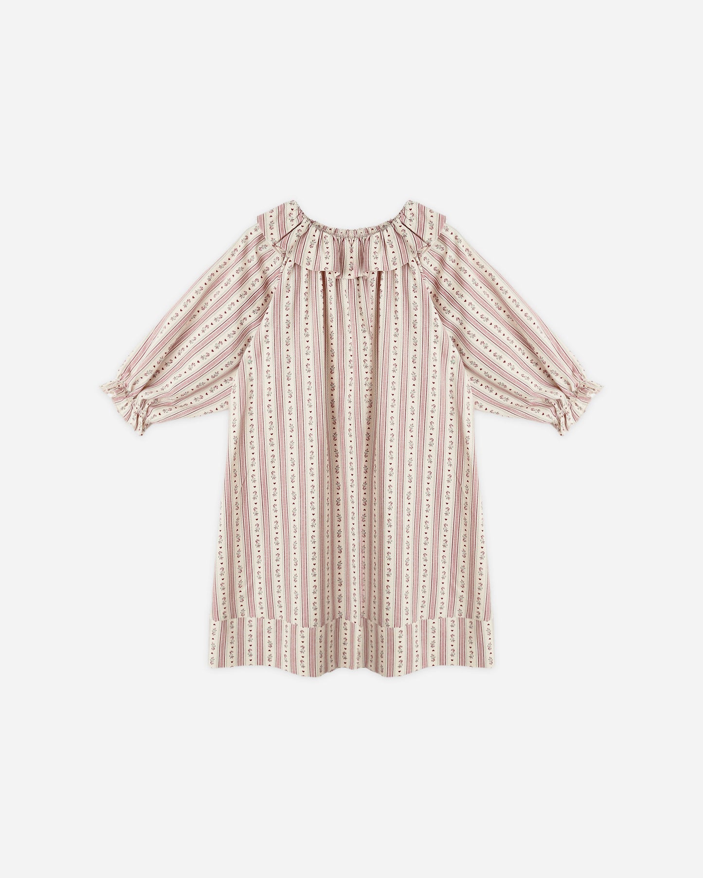 Girl's Nightgown || Candy Cane Stripe - Rylee + Cru | Kids Clothes | Trendy Baby Clothes | Modern Infant Outfits |